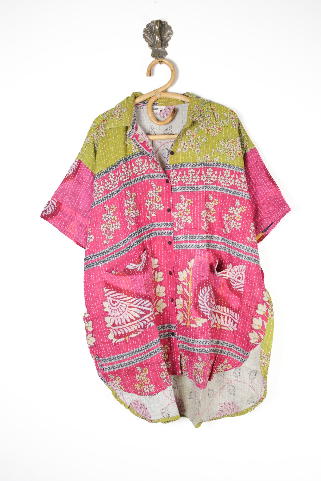 Lila Kantha Shirt XL (10606)