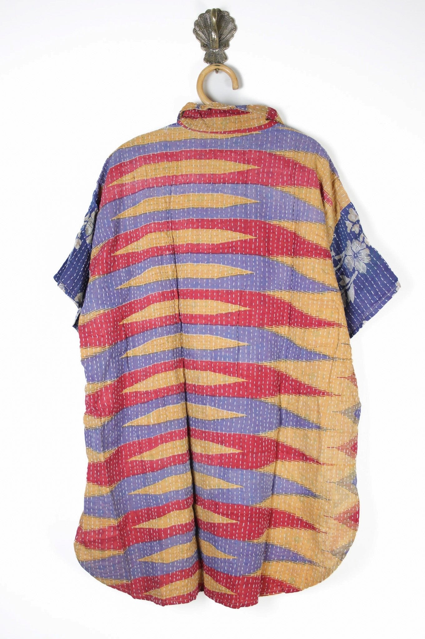 Lila Kantha Shirt XL (10616) LilaShirtXLRenewVintage106162_b989b046-1626-4ccb-b2c3-8755cd3b5d5a Renew Bohemian Pty Ltd