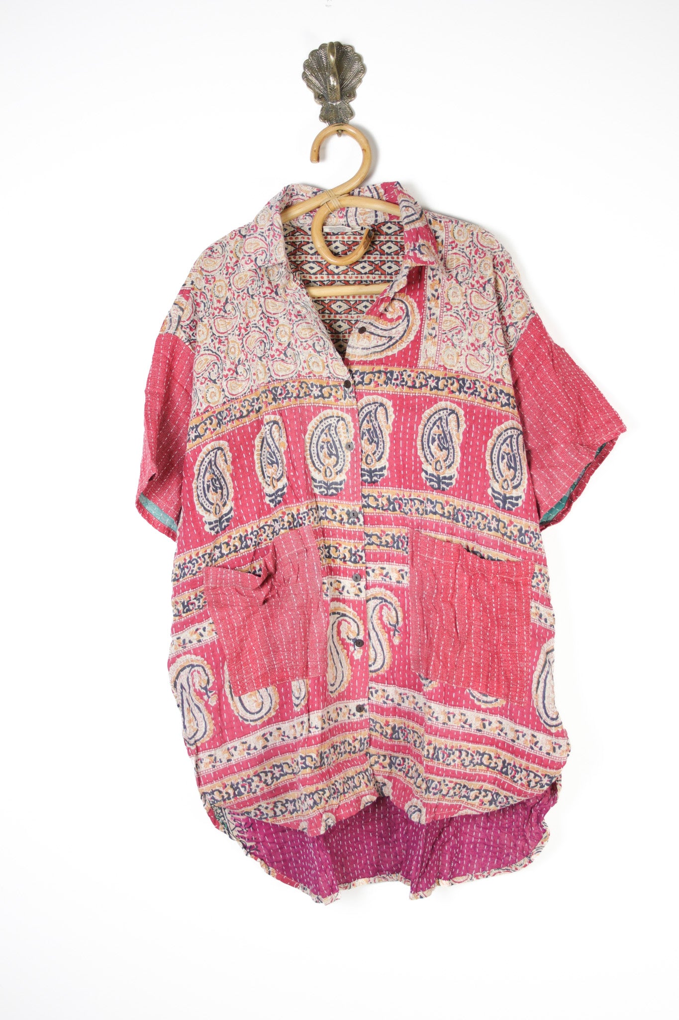 Lila Kantha Shirt XL (10619)