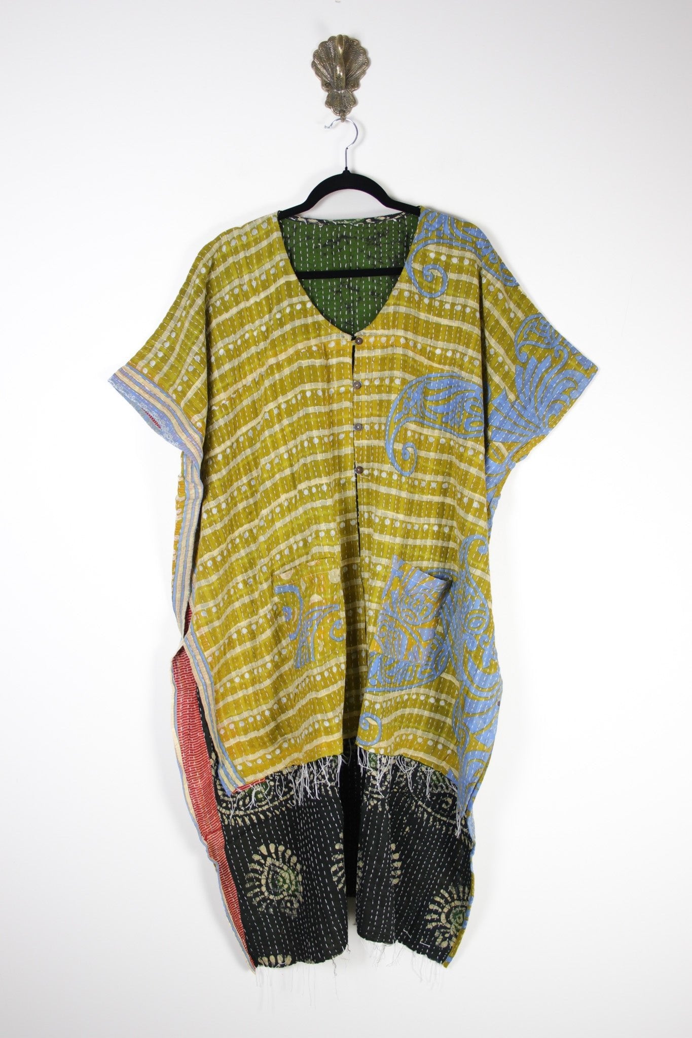 Mantra Kantha Tunic (20299) MantraTunicRenewBohemian202991 Renew Bohemian Pty Ltd