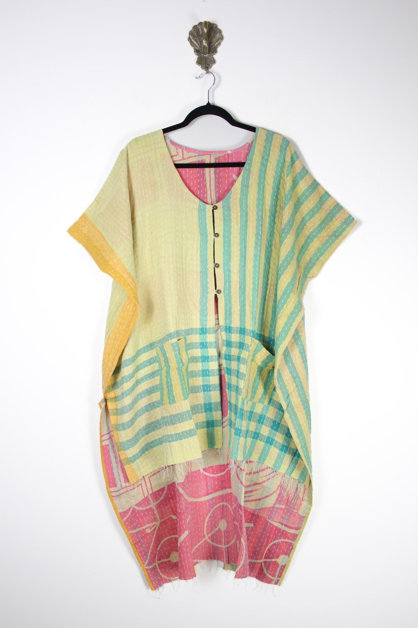 Mantra Kantha Tunic (20300) MantraTunicRenewBohemian203001 Renew Bohemian Pty Ltd