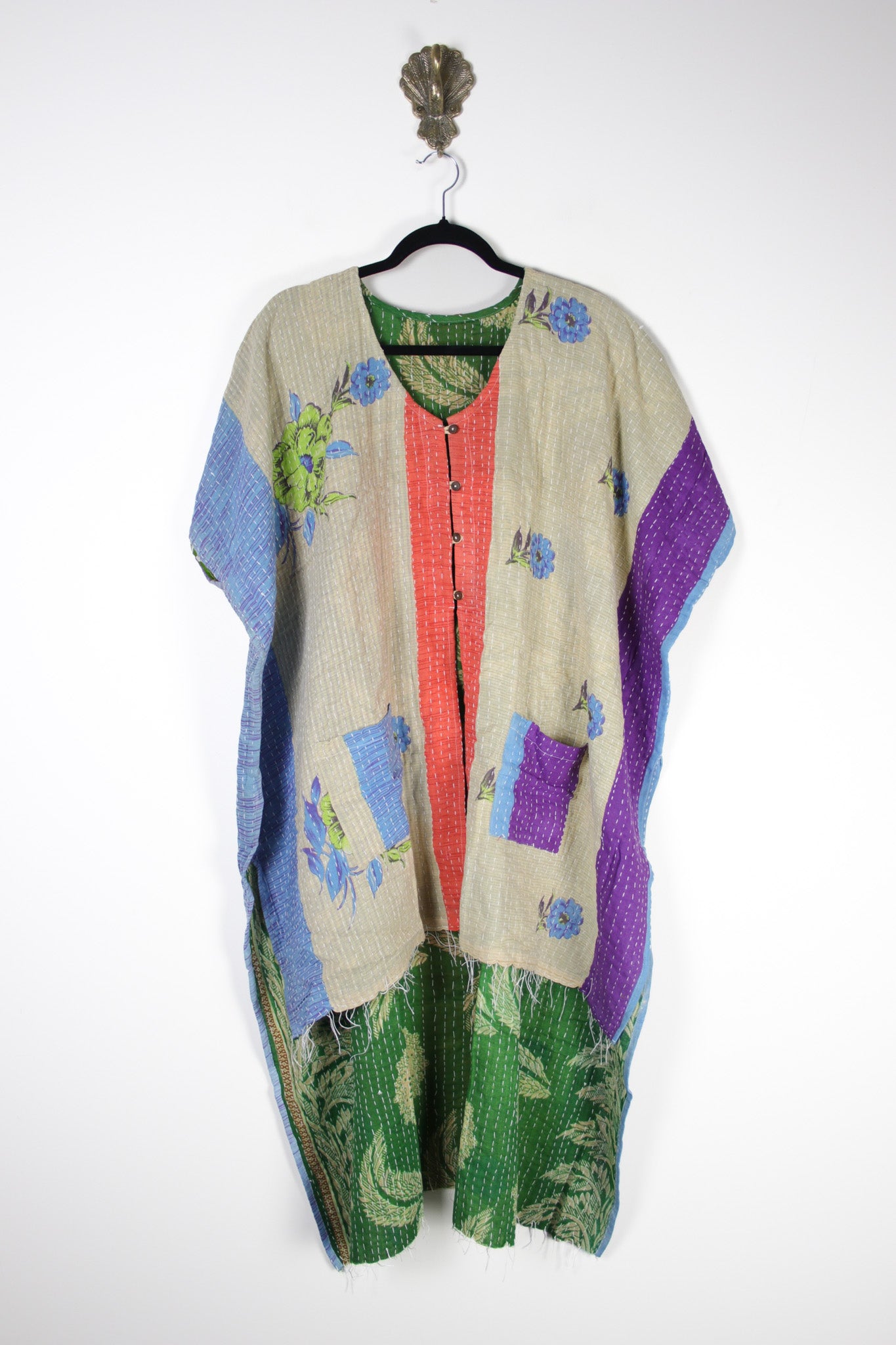Mantra Kantha Tunic (20325) MantraTunicRenewBohemian203251 Renew Bohemian Pty Ltd