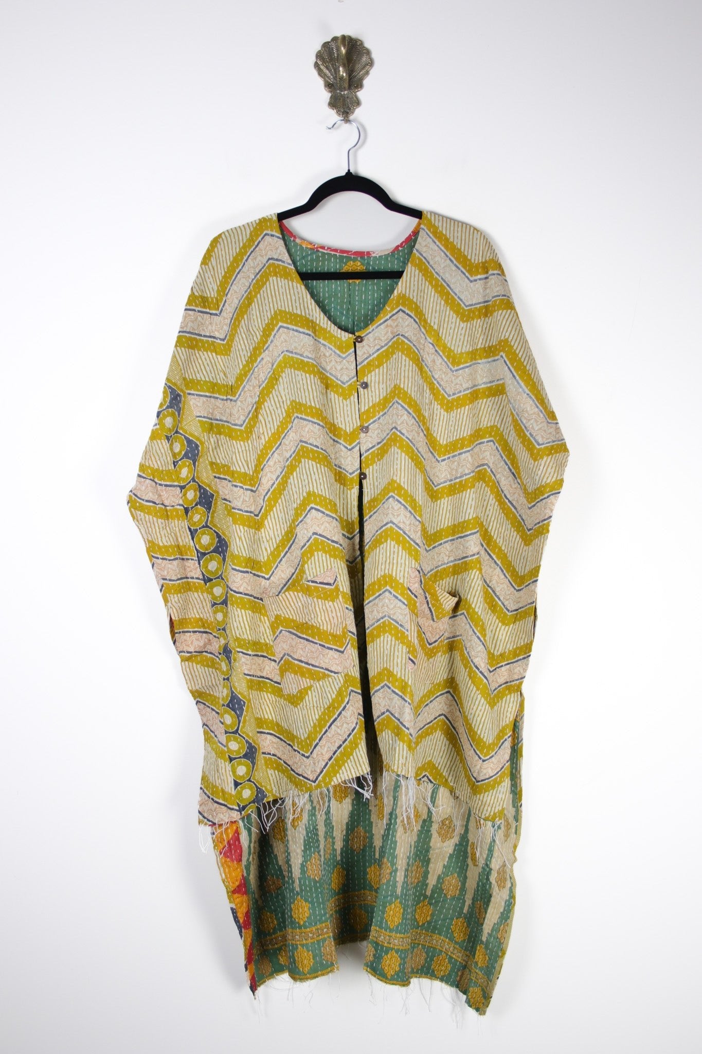 Mantra Kantha Tunic (20332) MantraTunicRenewBohemian203321 Renew Bohemian Pty Ltd