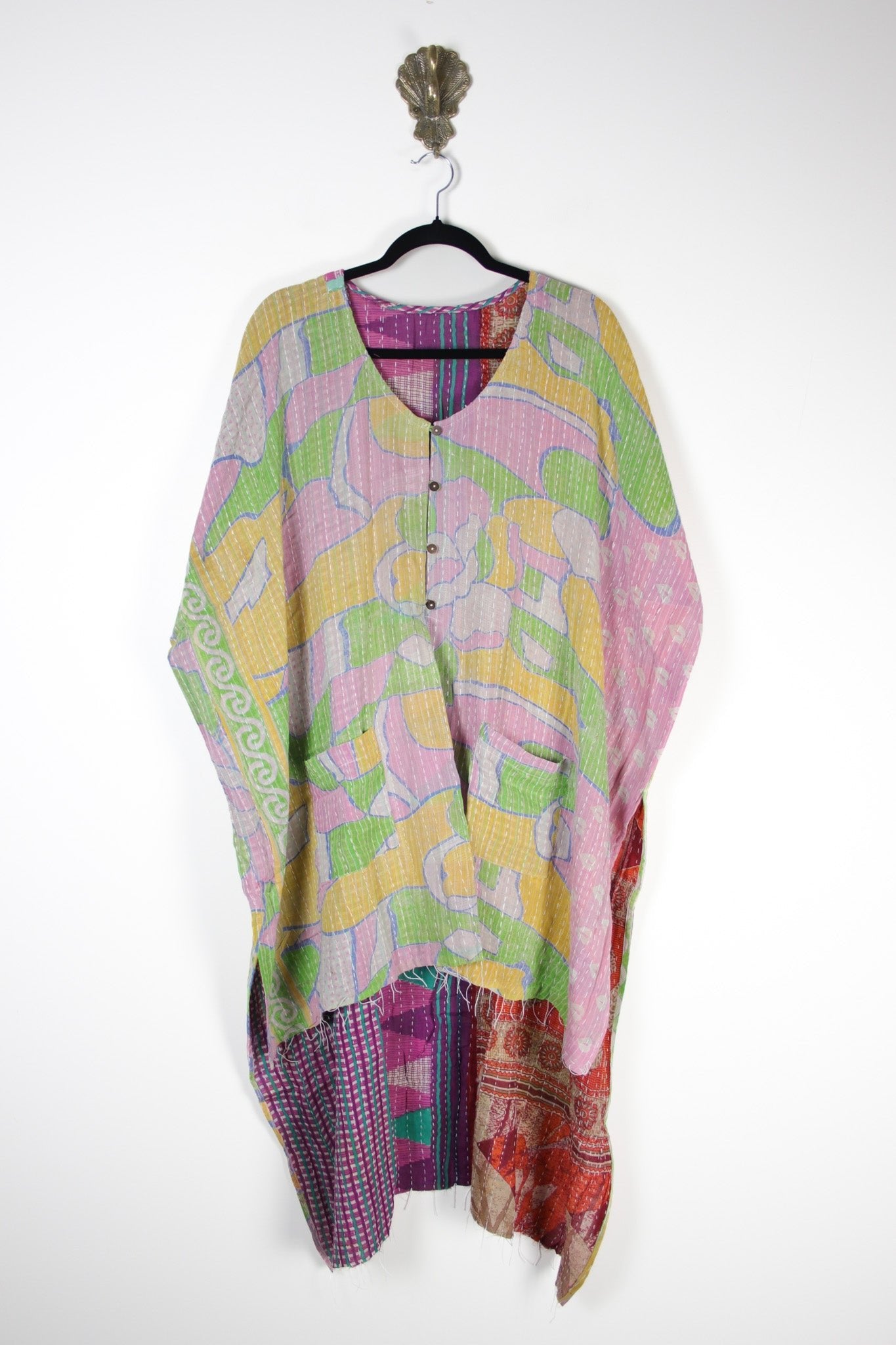 Mantra Kantha Tunic (20340) MantraTunicRenewBohemian203401 Renew Bohemian Pty Ltd
