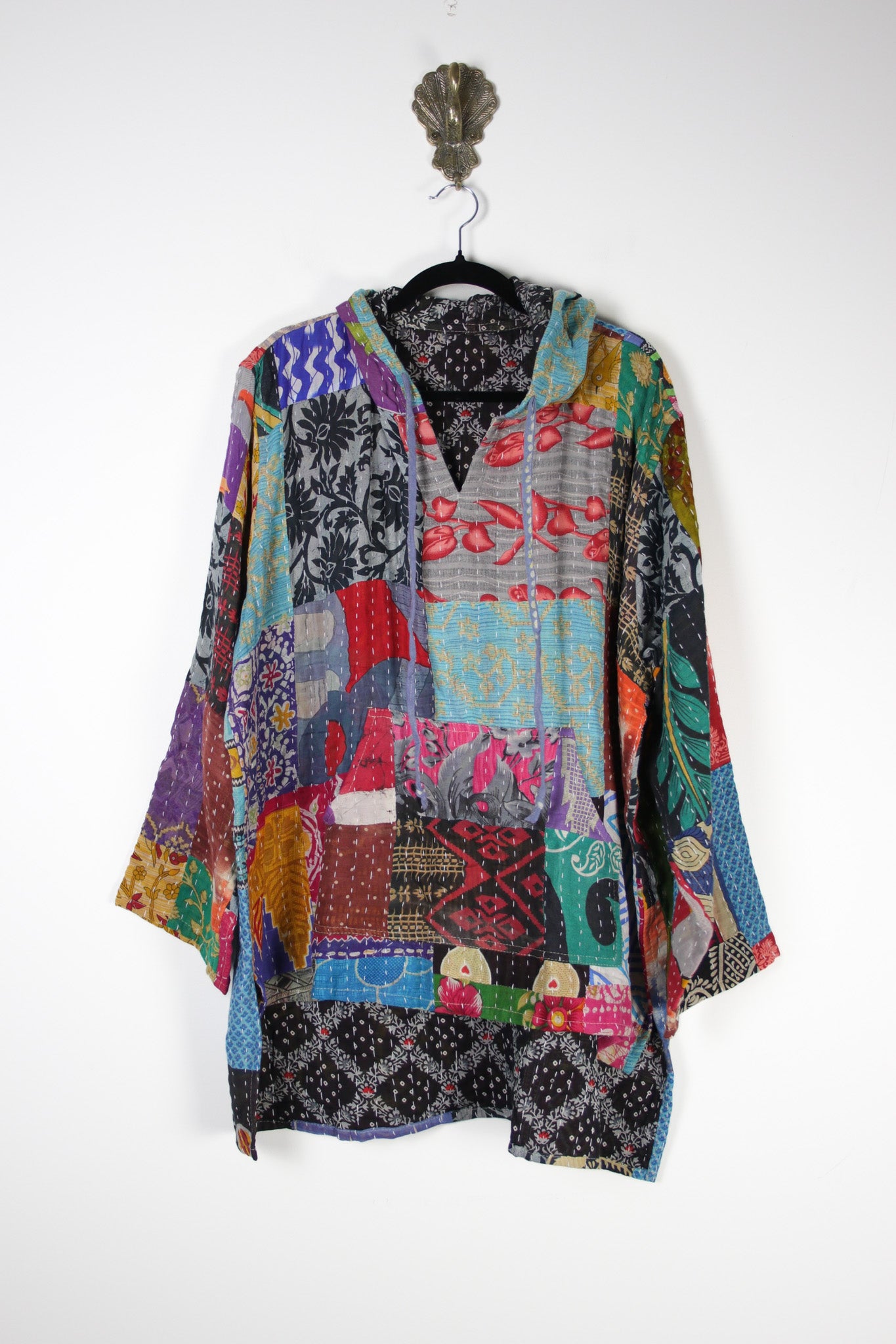 Patchwork Homebody Hoodie 2XL (20167) PatchworkHomebodyHoodie2XLRenewBohemian201671 Renew Bohemian Pty Ltd