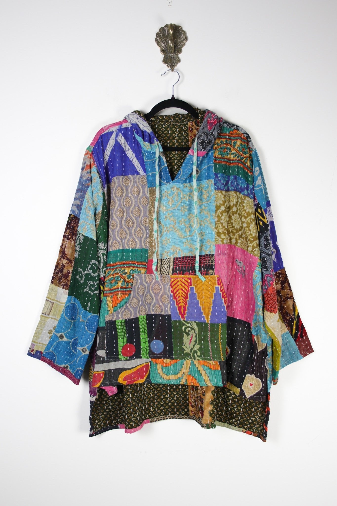 Patchwork Homebody Hoodie 3XL (20180) PatchworkHomebodyHoodie3XLRenewBohemian201801 Renew Bohemian Pty Ltd