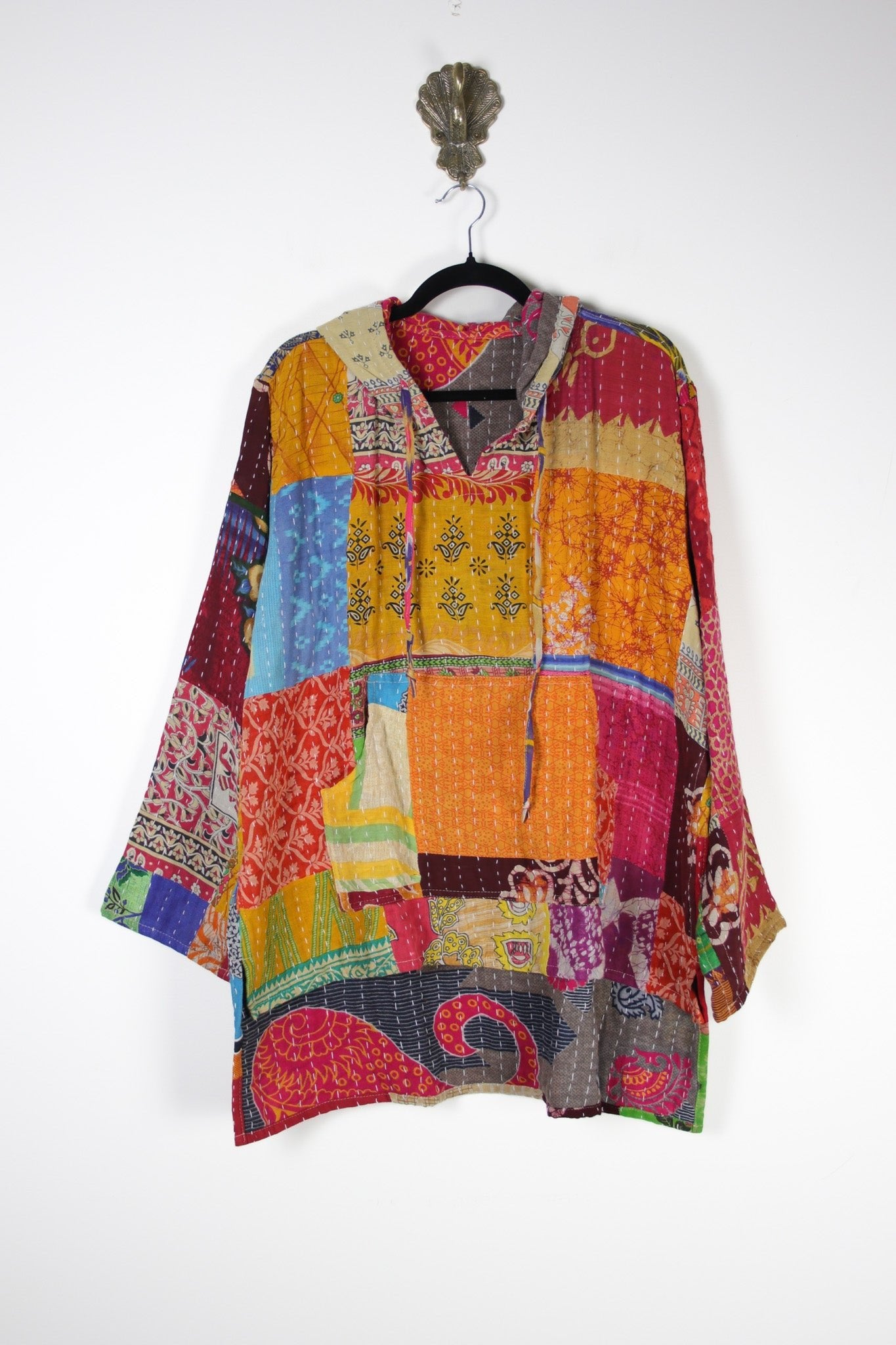 Patchwork Homebody Hoodie L (20135) PatchworkHomebodyHoodieLRenewBohemian201351 Renew Bohemian Pty Ltd