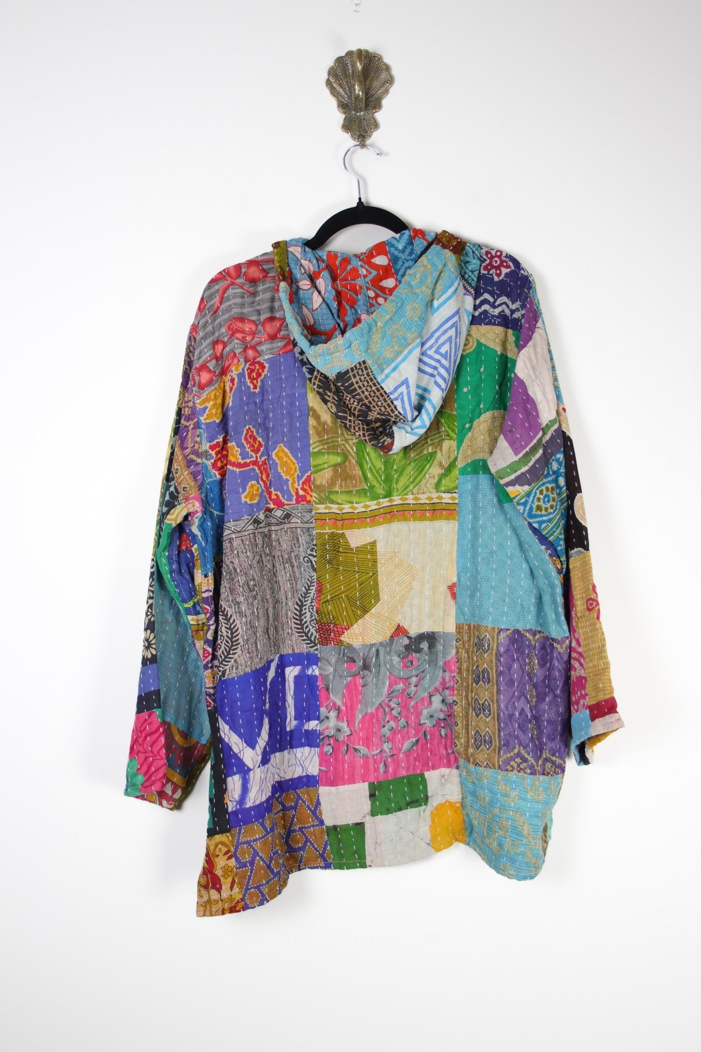 Patchwork Homebody Hoodie L (20137) PatchworkHomebodyHoodieLRenewBohemian201372 Renew Bohemian Pty Ltd