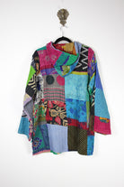 Patchwork Homebody Hoodie M (20118) PatchworkHomebodyHoodieMRenewBohemian201182 Renew Bohemian Pty Ltd
