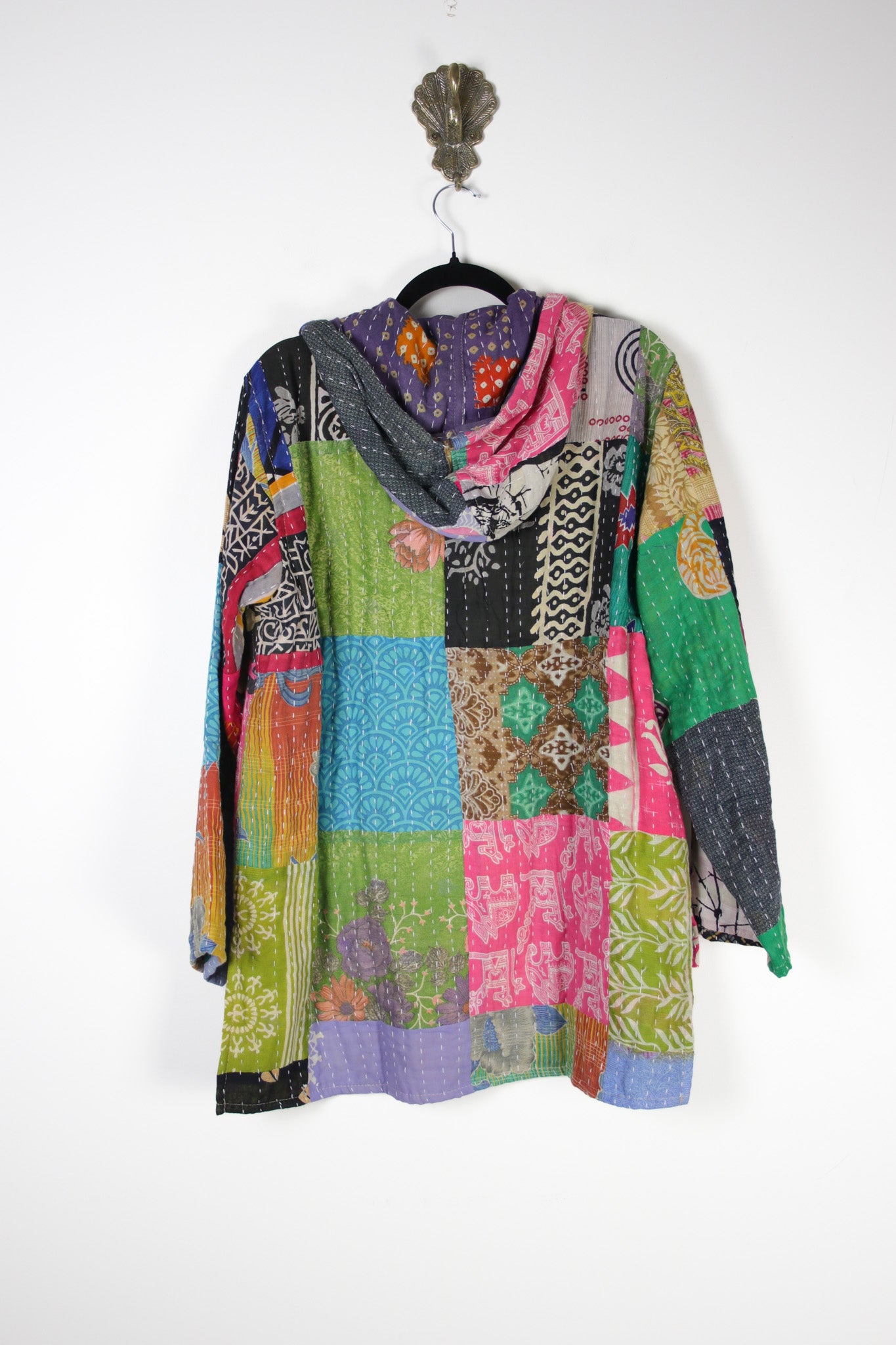 Patchwork Homebody Hoodie S (20104) PatchworkHomebodyHoodieSRenewBohemian201042 Renew Bohemian Pty Ltd