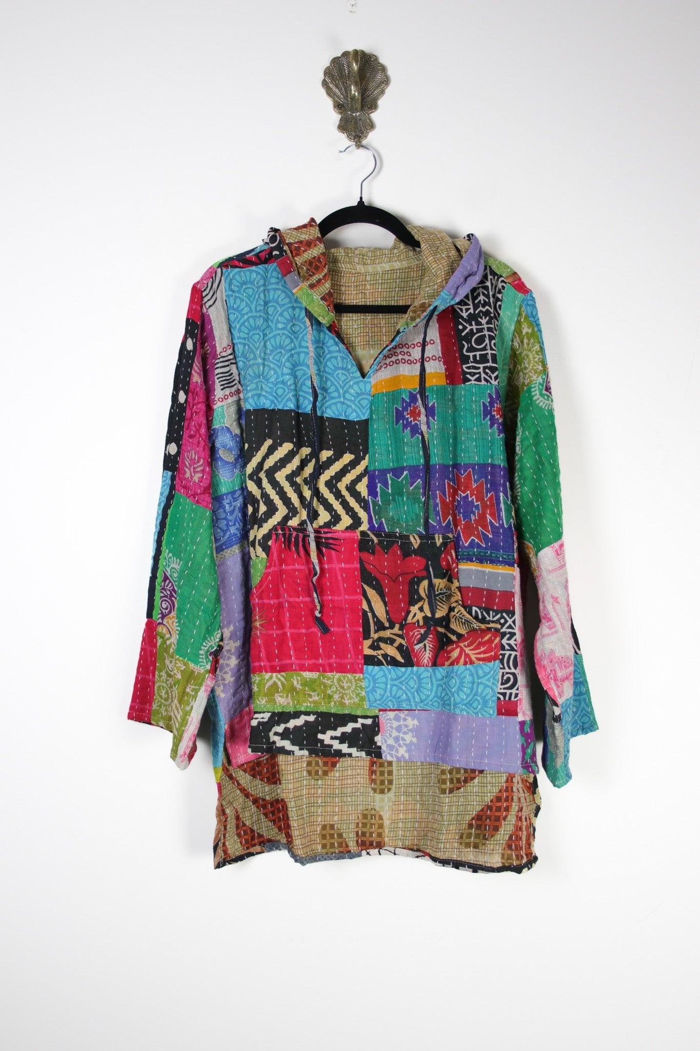 Patchwork Homebody Hoodie S (20105) PatchworkHomebodyHoodieSRenewBohemian201051 Renew Bohemian Pty Ltd