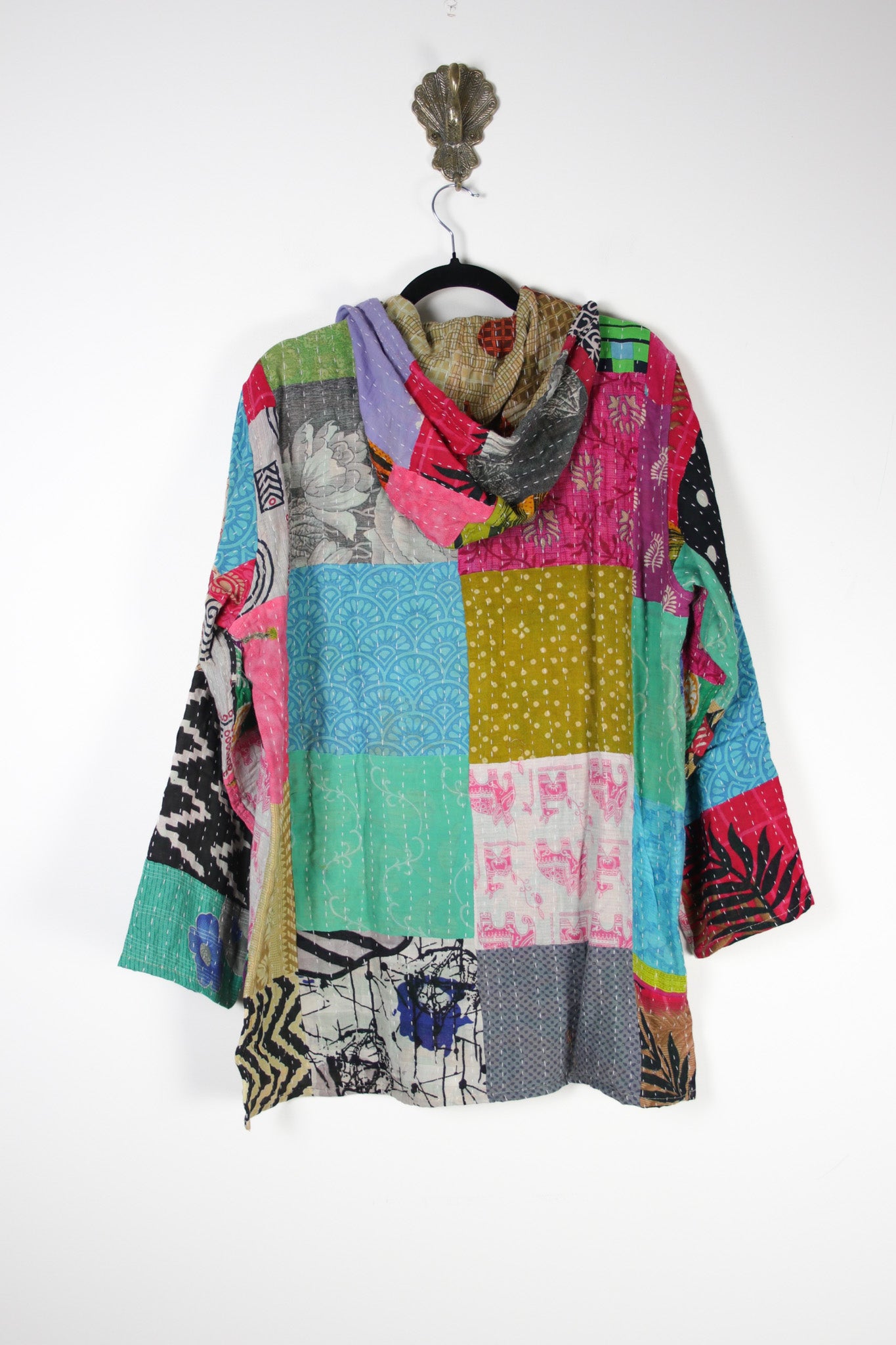 Patchwork Homebody Hoodie S (20105) PatchworkHomebodyHoodieSRenewBohemian201052 Renew Bohemian Pty Ltd