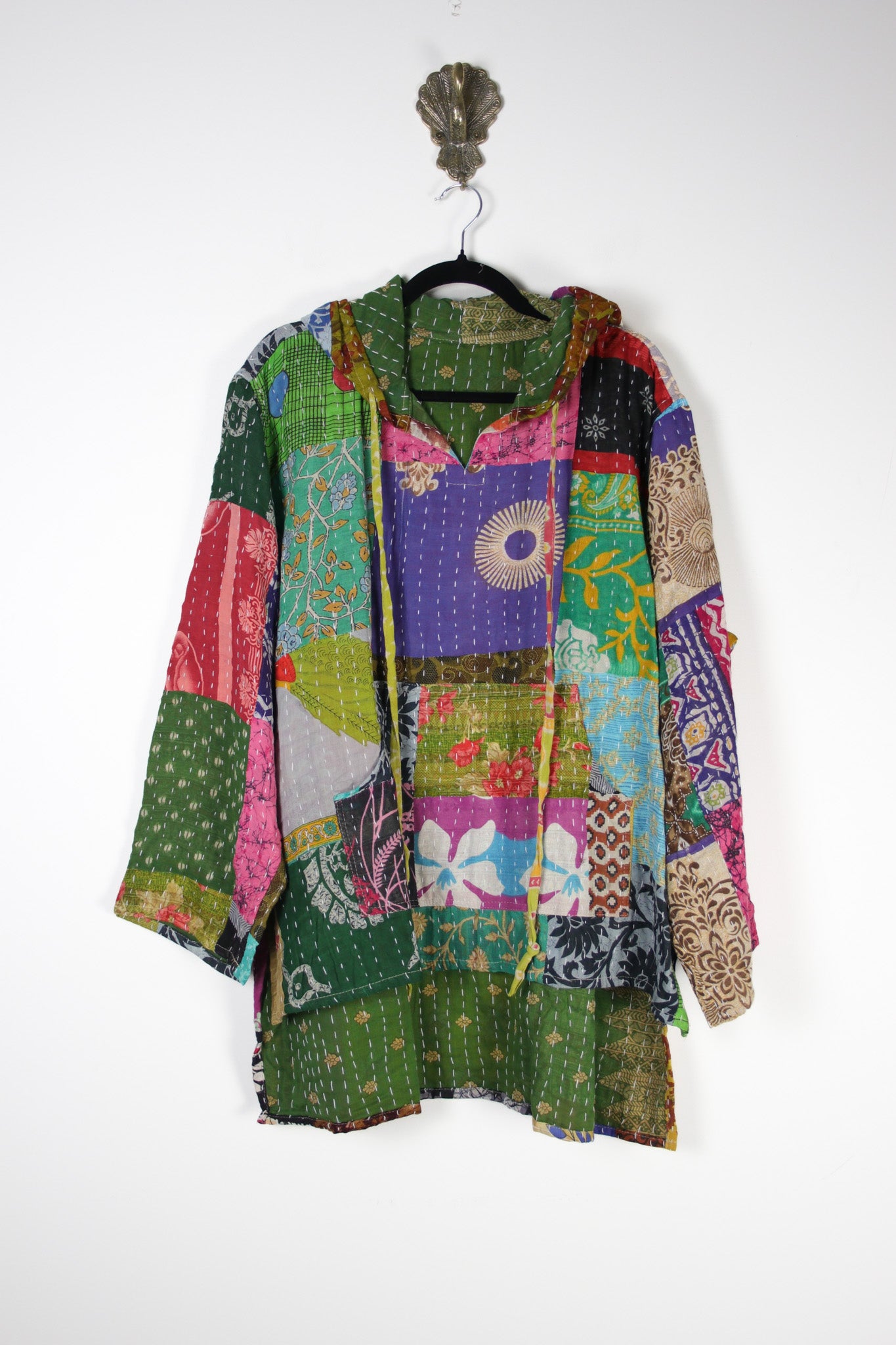 Patchwork Homebody Hoodie XL (20149) PatchworkHomebodyHoodieXLRenewBohemian201491 Renew Bohemian Pty Ltd