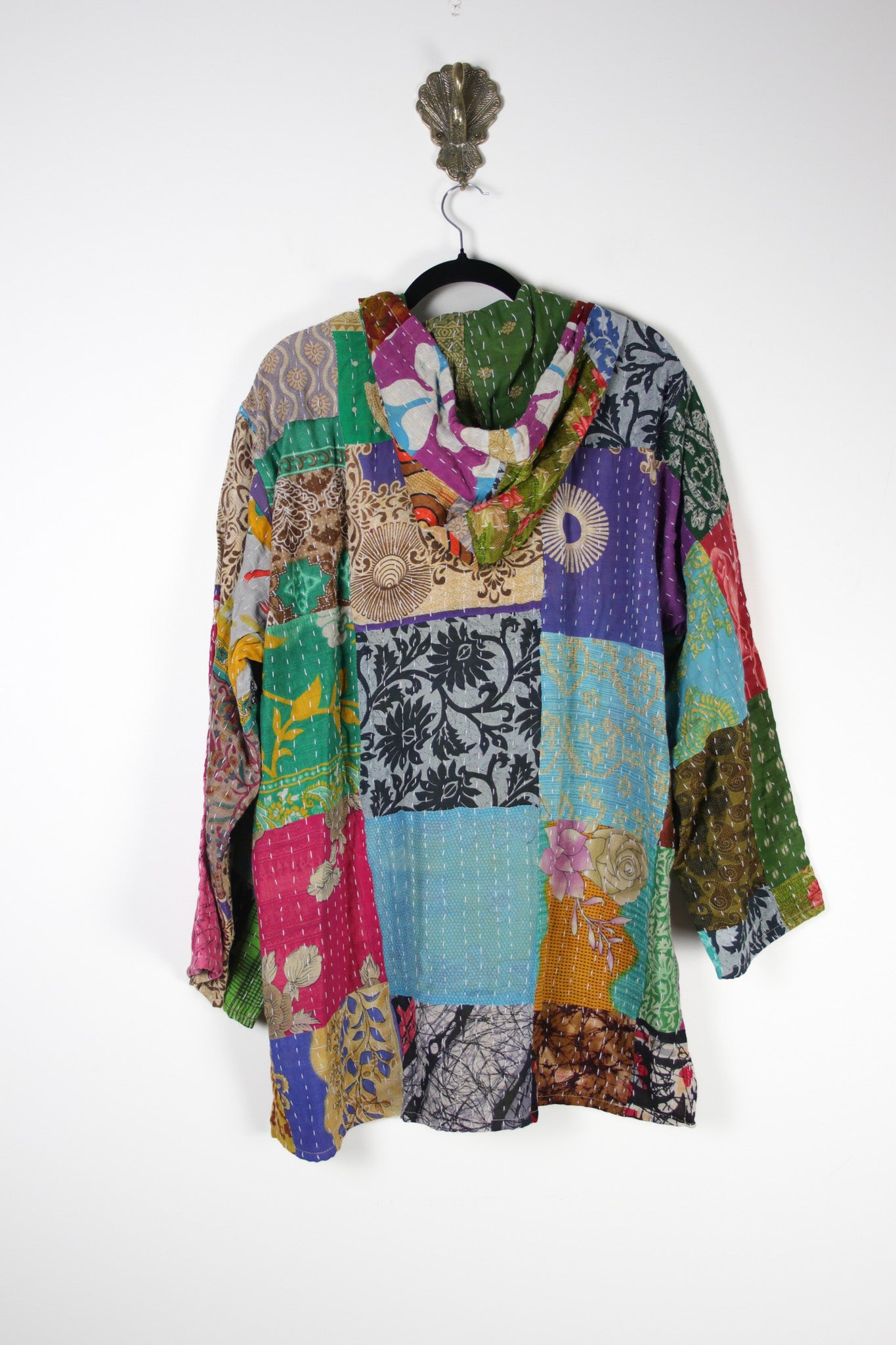 Patchwork Homebody Hoodie XL (20149) PatchworkHomebodyHoodieXLRenewBohemian201492 Renew Bohemian Pty Ltd