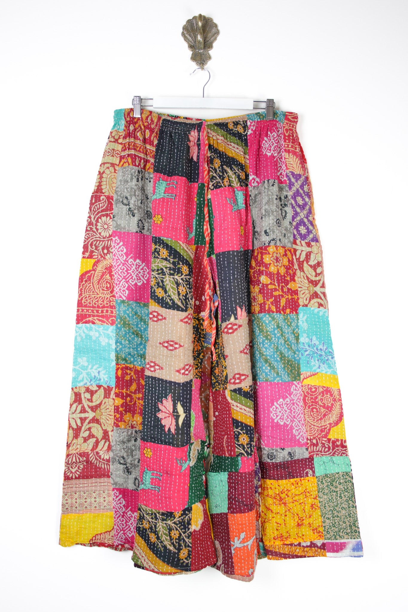 Patchwork Palazzo Pants 2XL (14666)