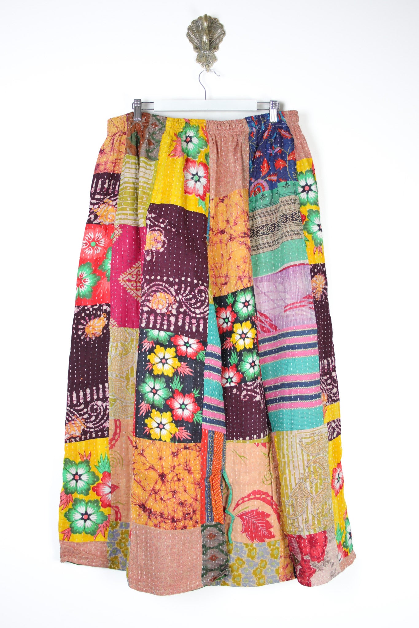 Patchwork Palazzo Pants 3XL (14655)