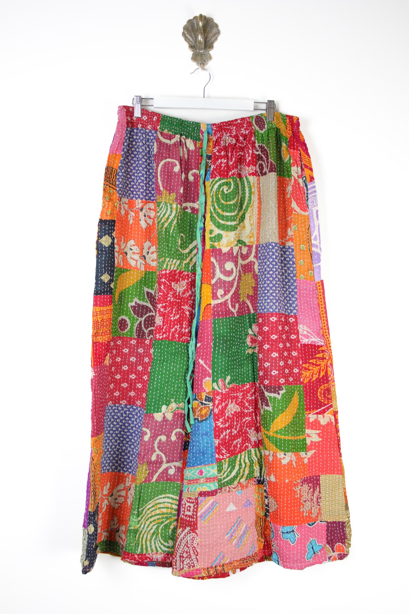 Patchwork Palazzo Pants 3XL (14659)