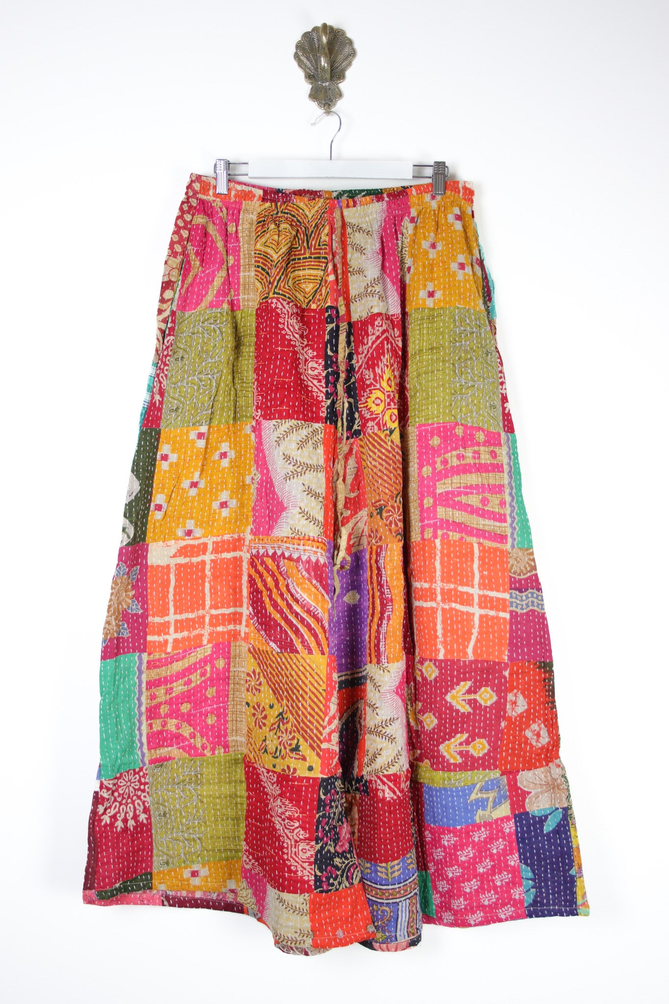 Patchwork Palazzo Pants XL (14672)