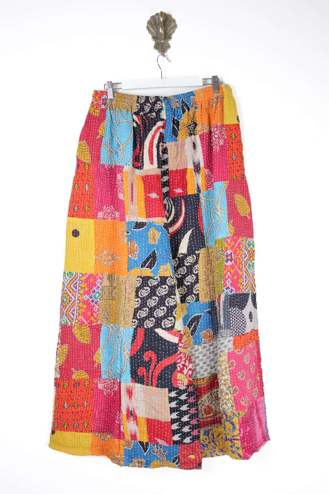 Patchwork Palazzo Pants XL (14675)
