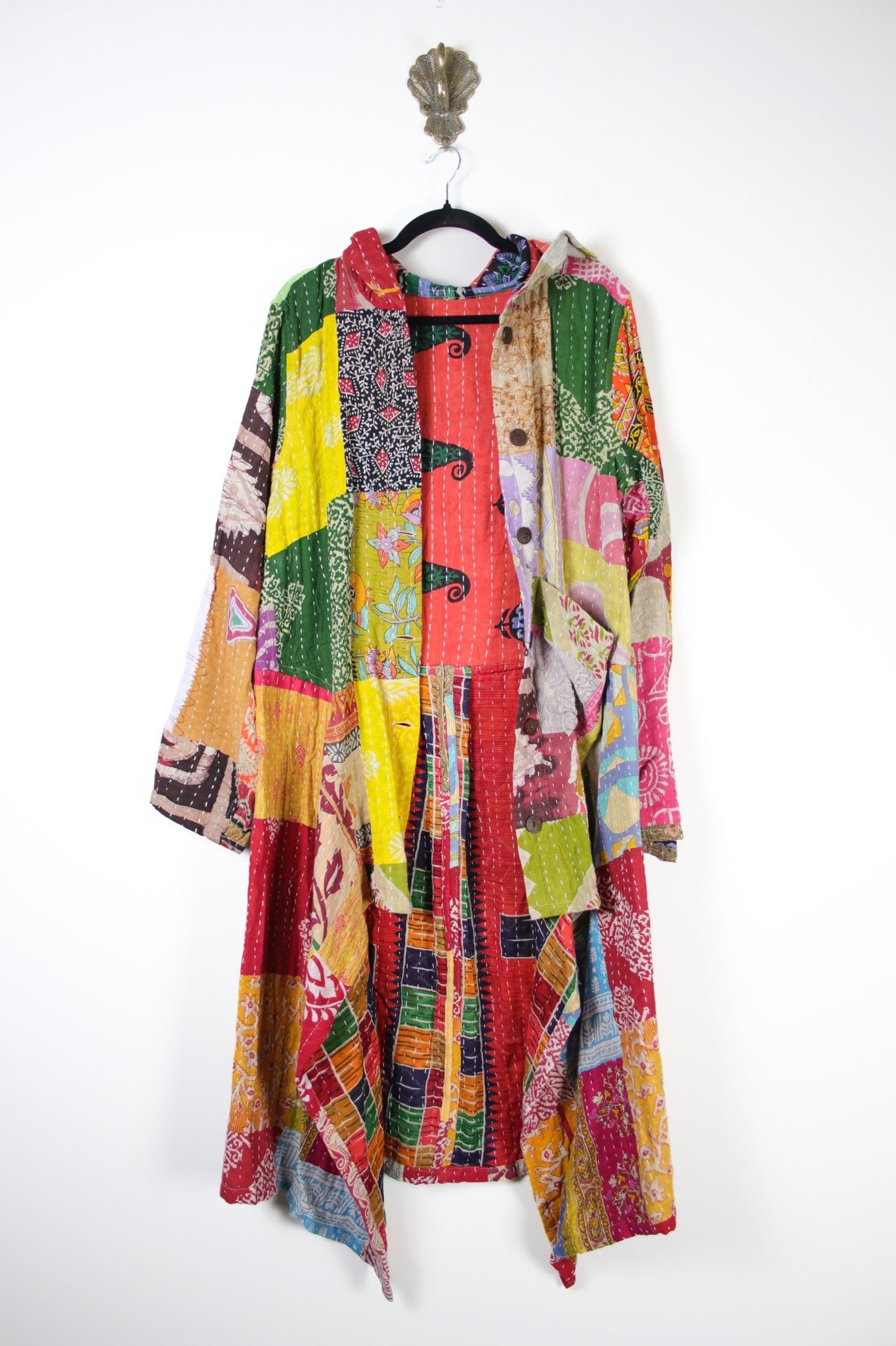 Patchwork Pixie Coat L/XL (19981) PixieCoatL_XLRenewBohemian199811 Renew Bohemian Pty Ltd