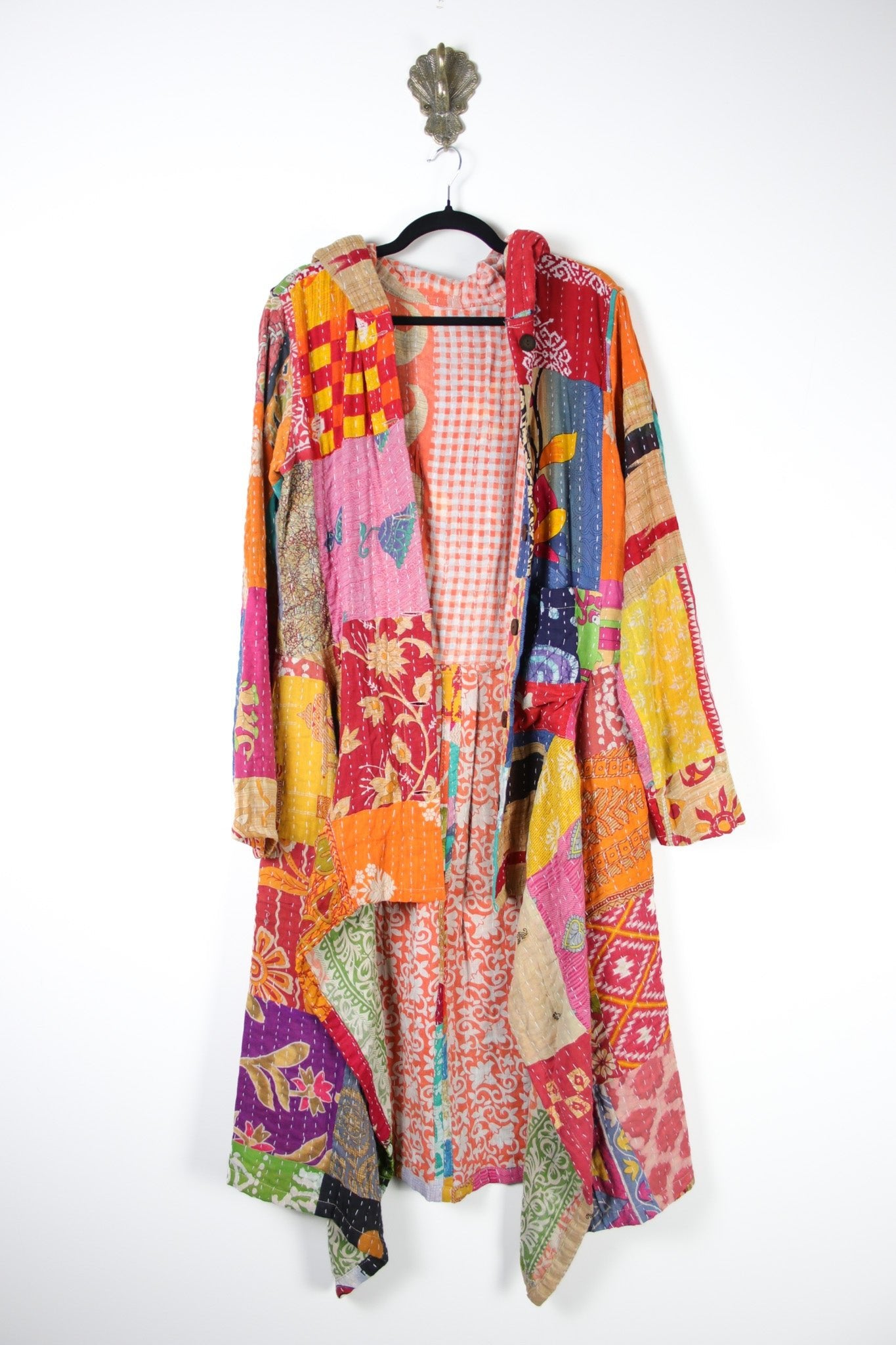 Patchwork Pixie Coat S/M (19964) PixieCoatS_MRenewBohemian199641 Renew Bohemian Pty Ltd