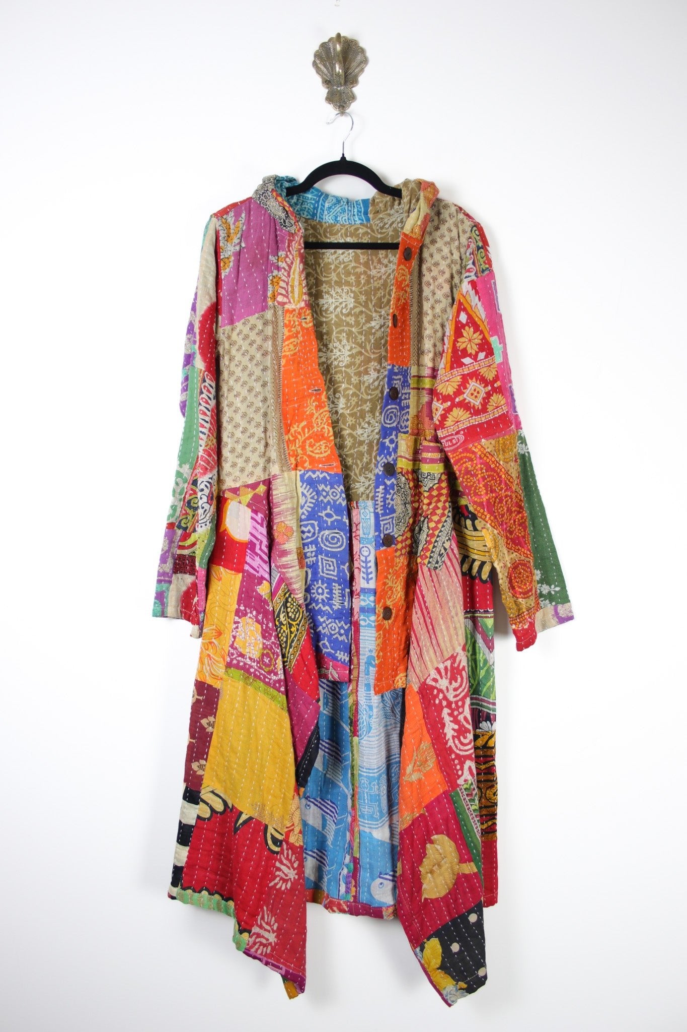 Patchwork Pixie Coat S/M (19972) PixieCoatS_MRenewBohemian199721 Renew Bohemian Pty Ltd