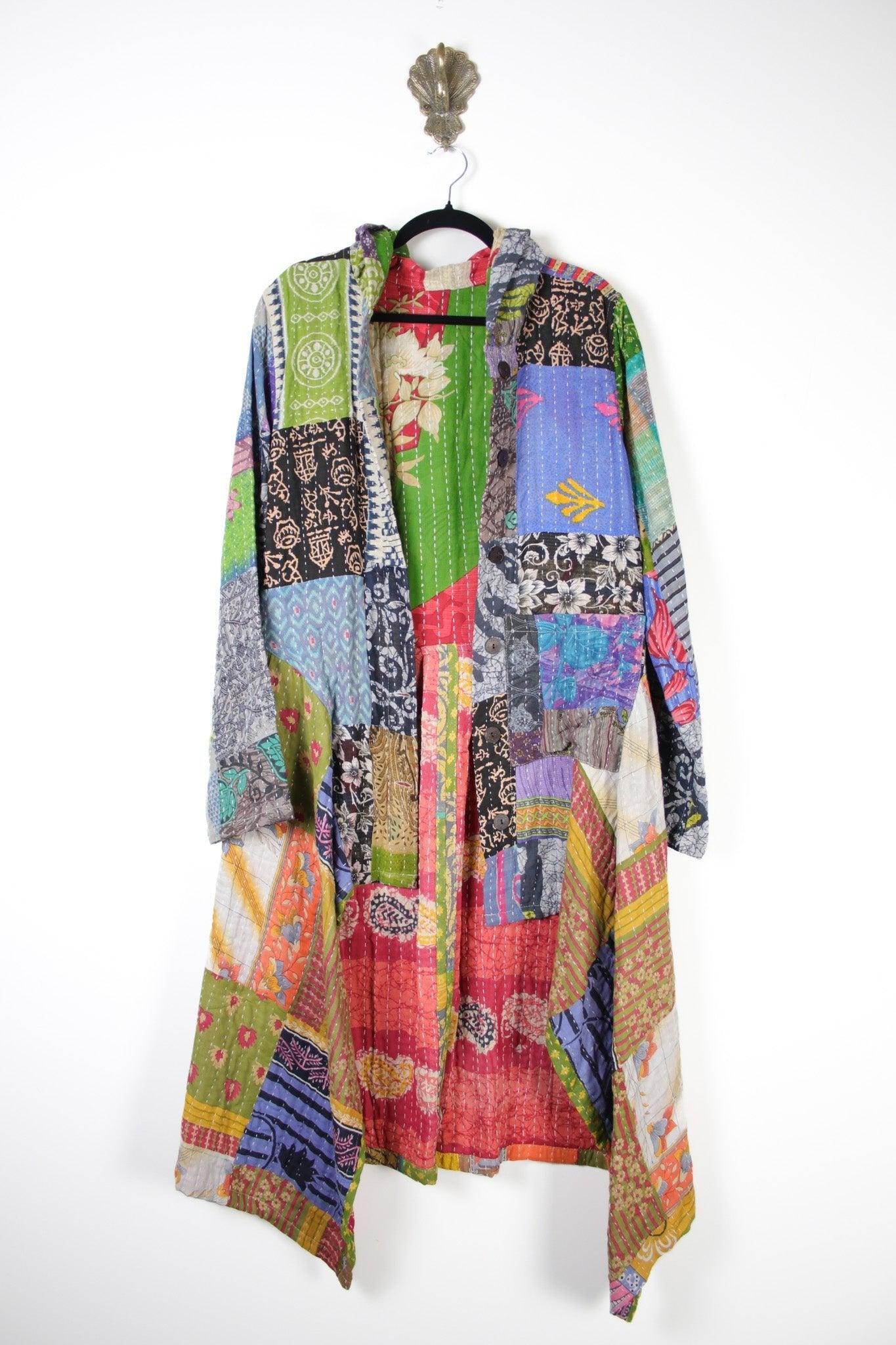 Patchwork Pixie Coat S/M (19973) PixieCoatS_MRenewBohemian199731 Renew Bohemian Pty Ltd