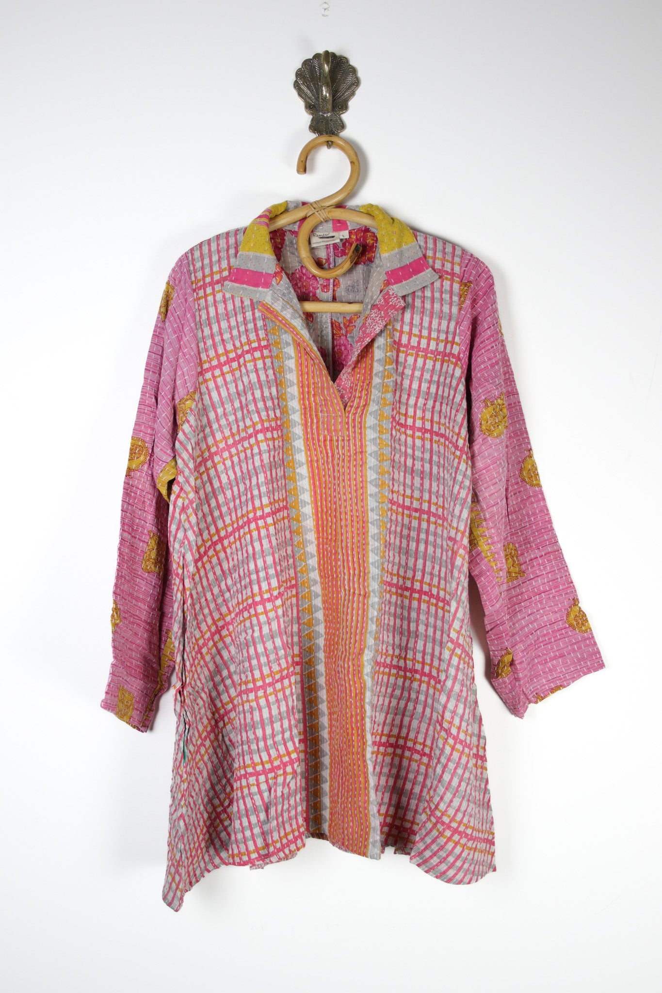 Poppy Kantha Tunic L (15351)