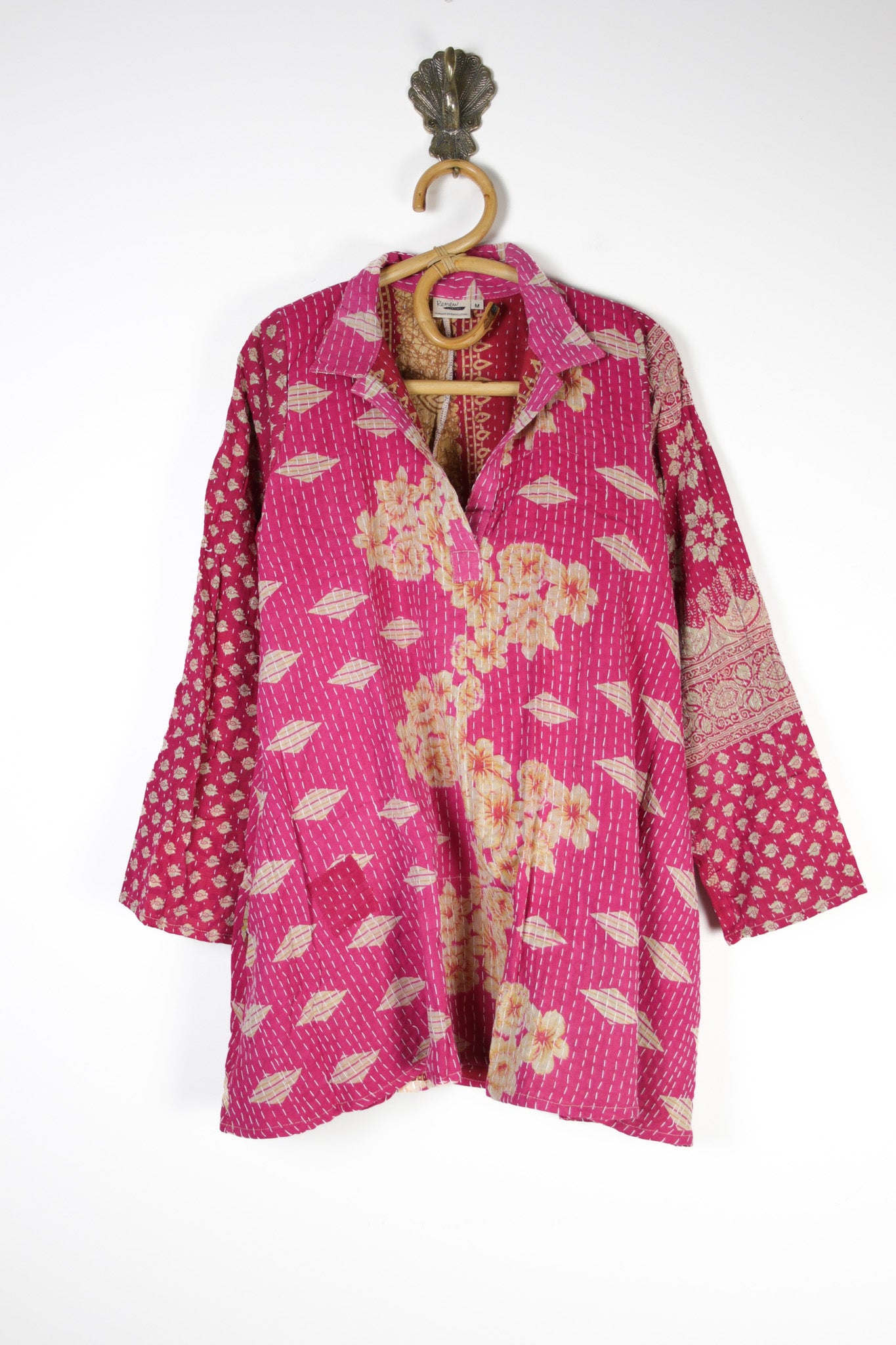 Poppy Kantha Tunic M (12618)