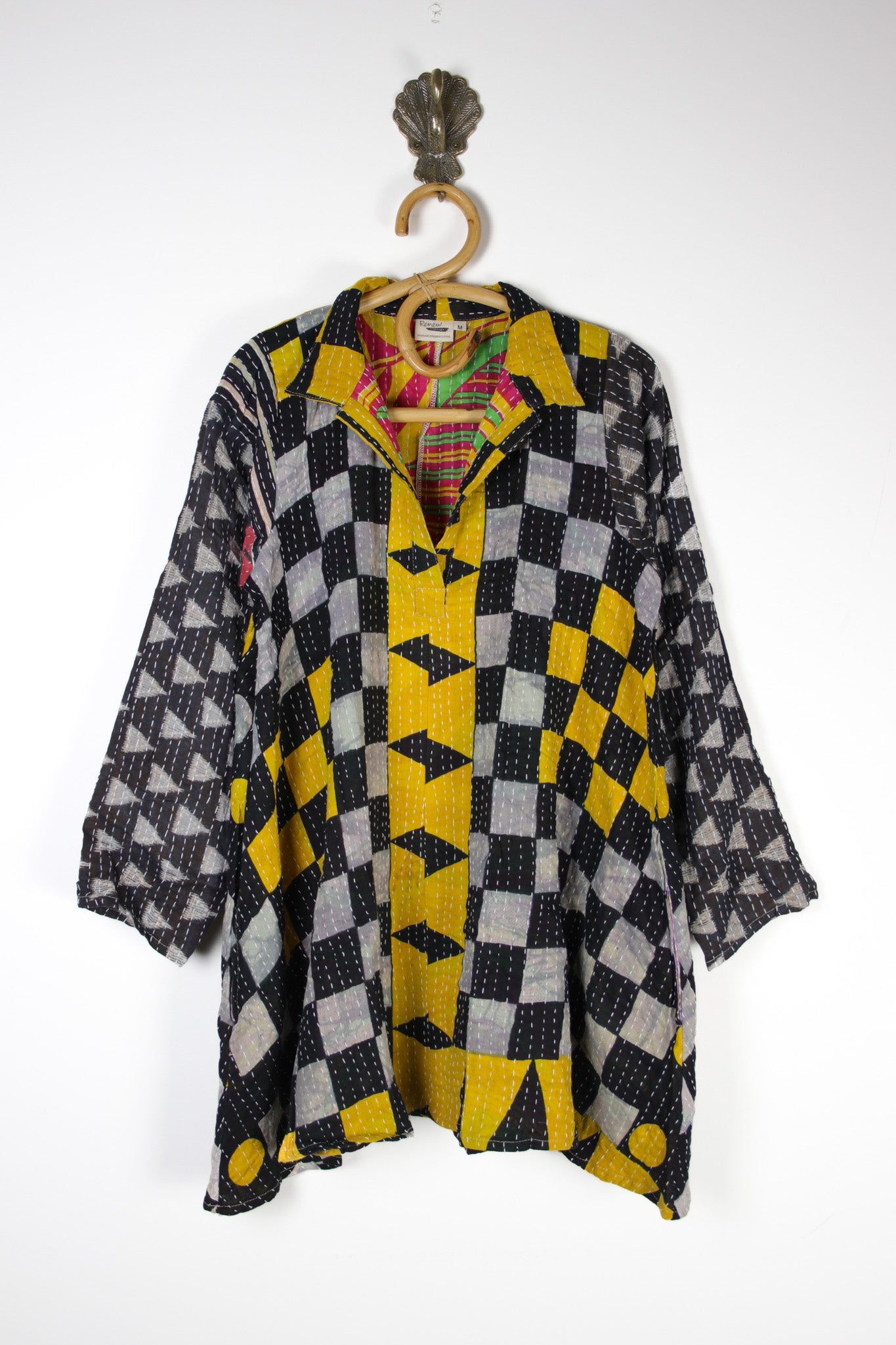 Poppy Kantha Tunic M (15344)