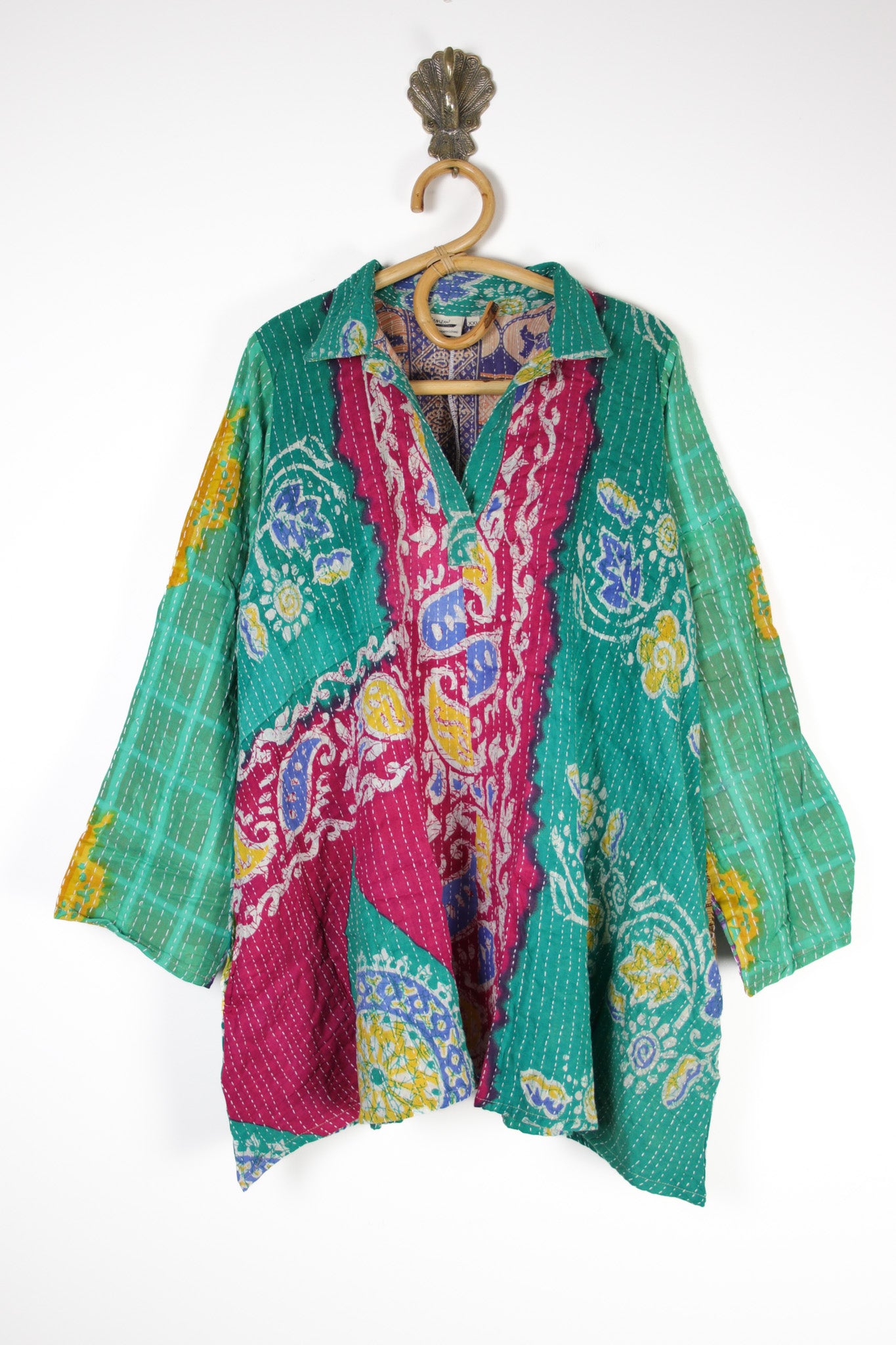 Poppy Kantha Tunic XL (12565)