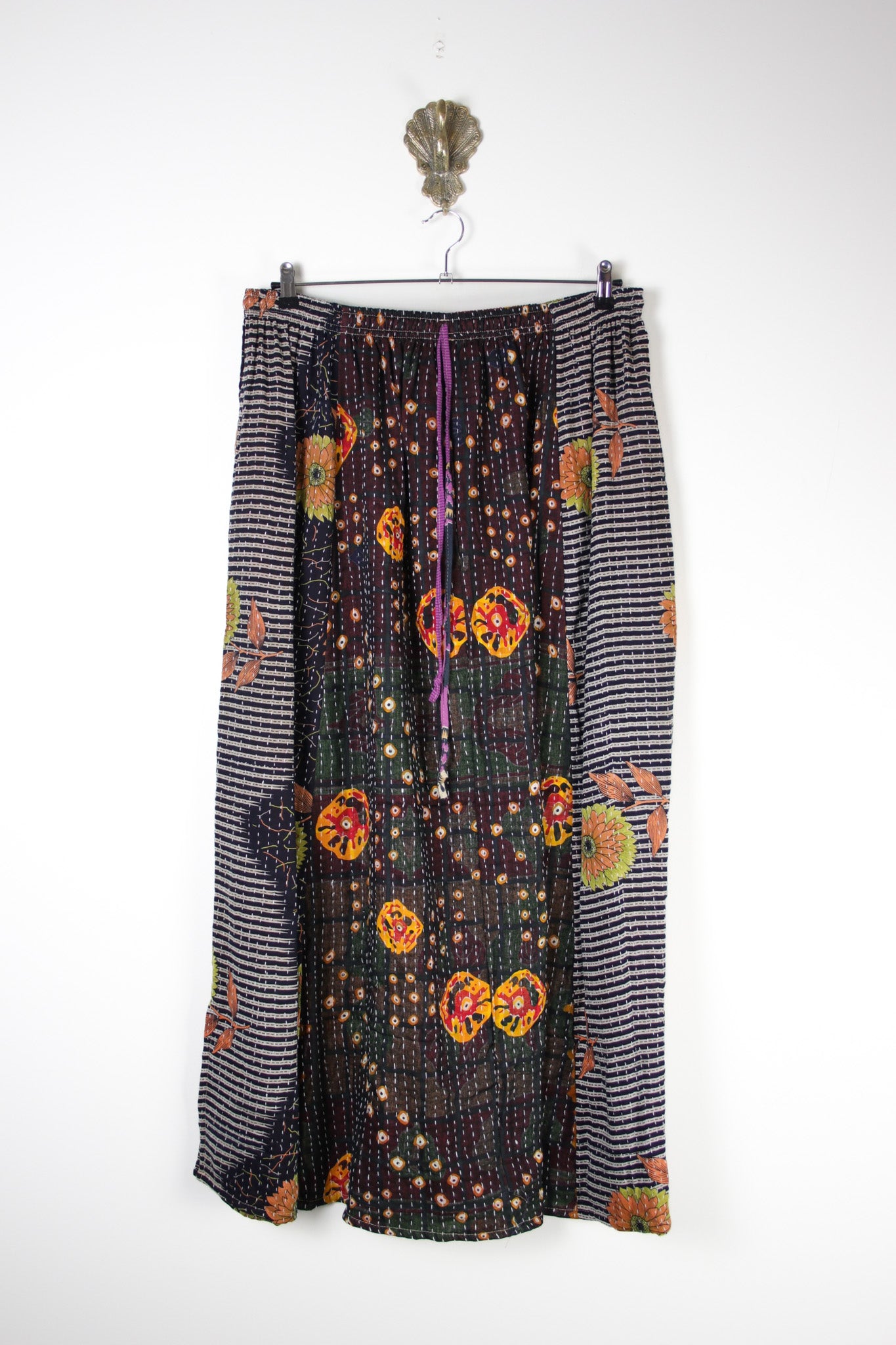 Rasika Kantha Skirt 2XL (19768) RasikaSkirt2XLRenewBohemian197681 Renew Bohemian Pty Ltd
