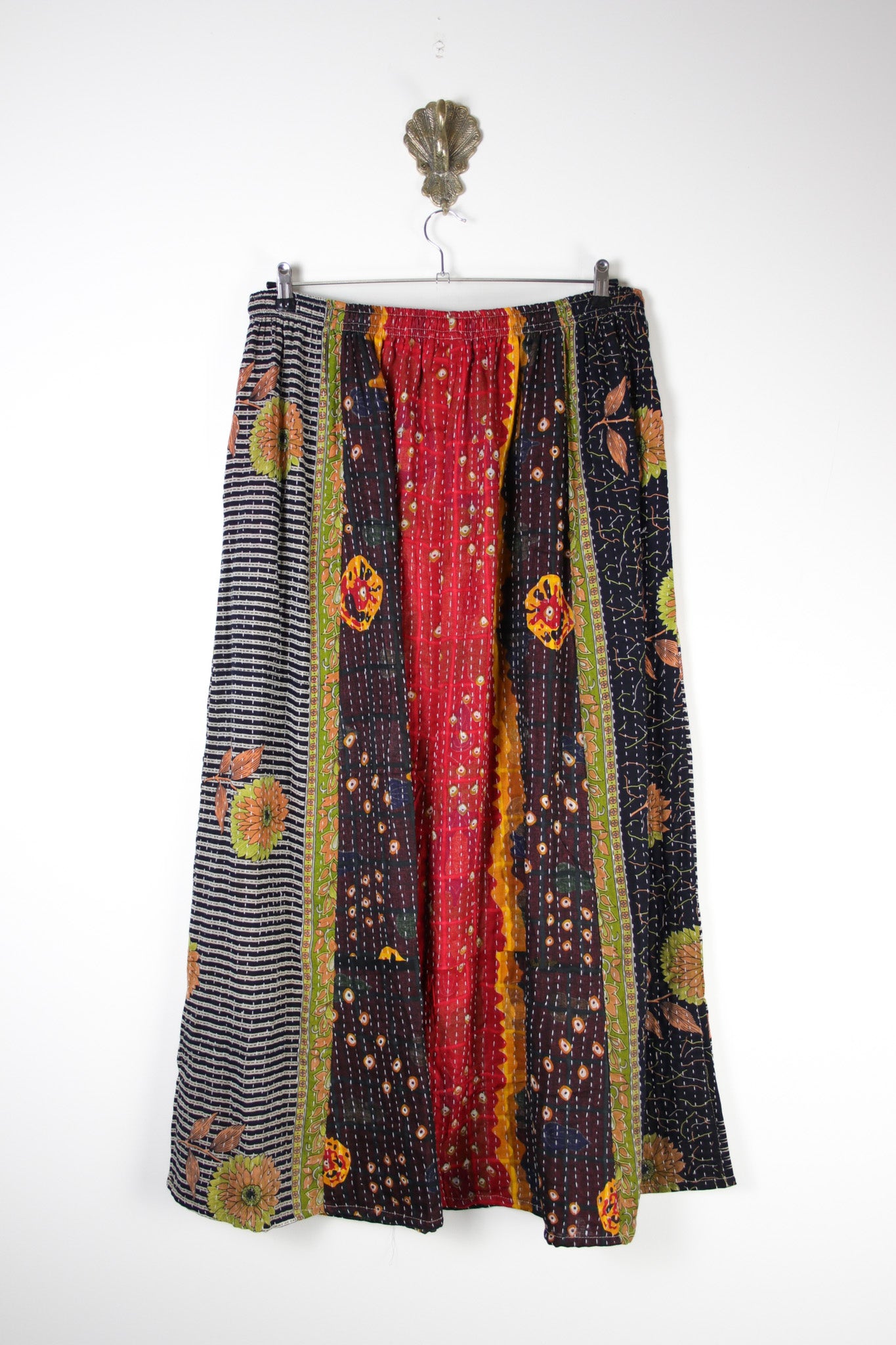 Rasika Kantha Skirt 2XL (19768) RasikaSkirt2XLRenewBohemian197682 Renew Bohemian Pty Ltd