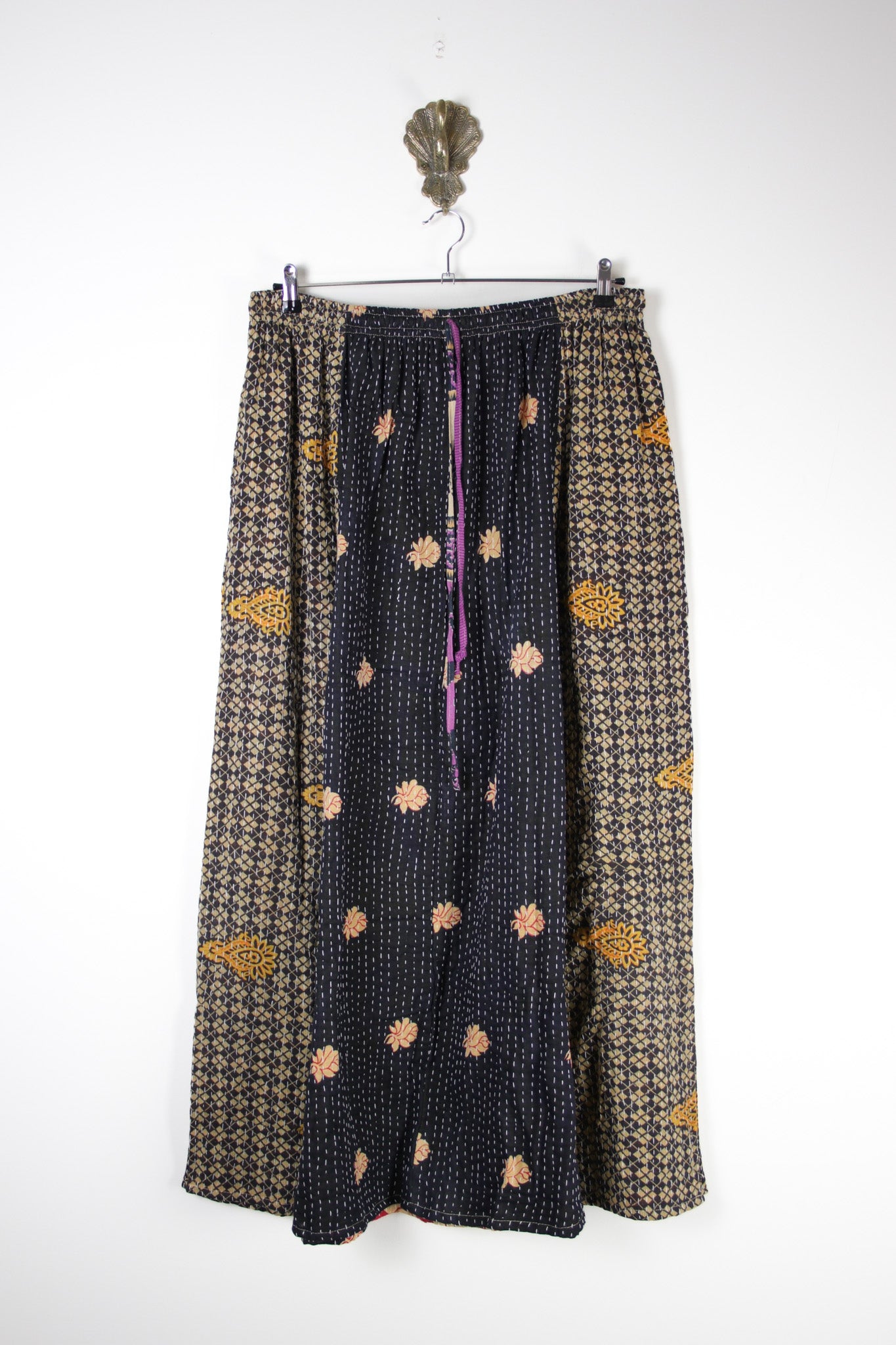 Rasika Kantha Skirt 2XL (19774) RasikaSkirt2XLRenewBohemian197741 Renew Bohemian Pty Ltd