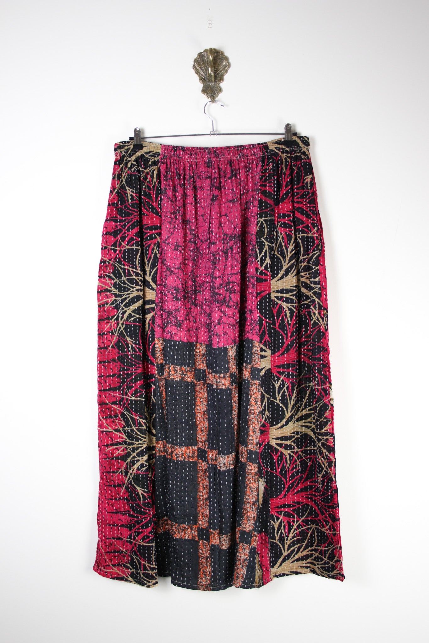 Rasika Kantha Skirt 2XL (19778) RasikaSkirt2XLRenewBohemian197782 Renew Bohemian Pty Ltd