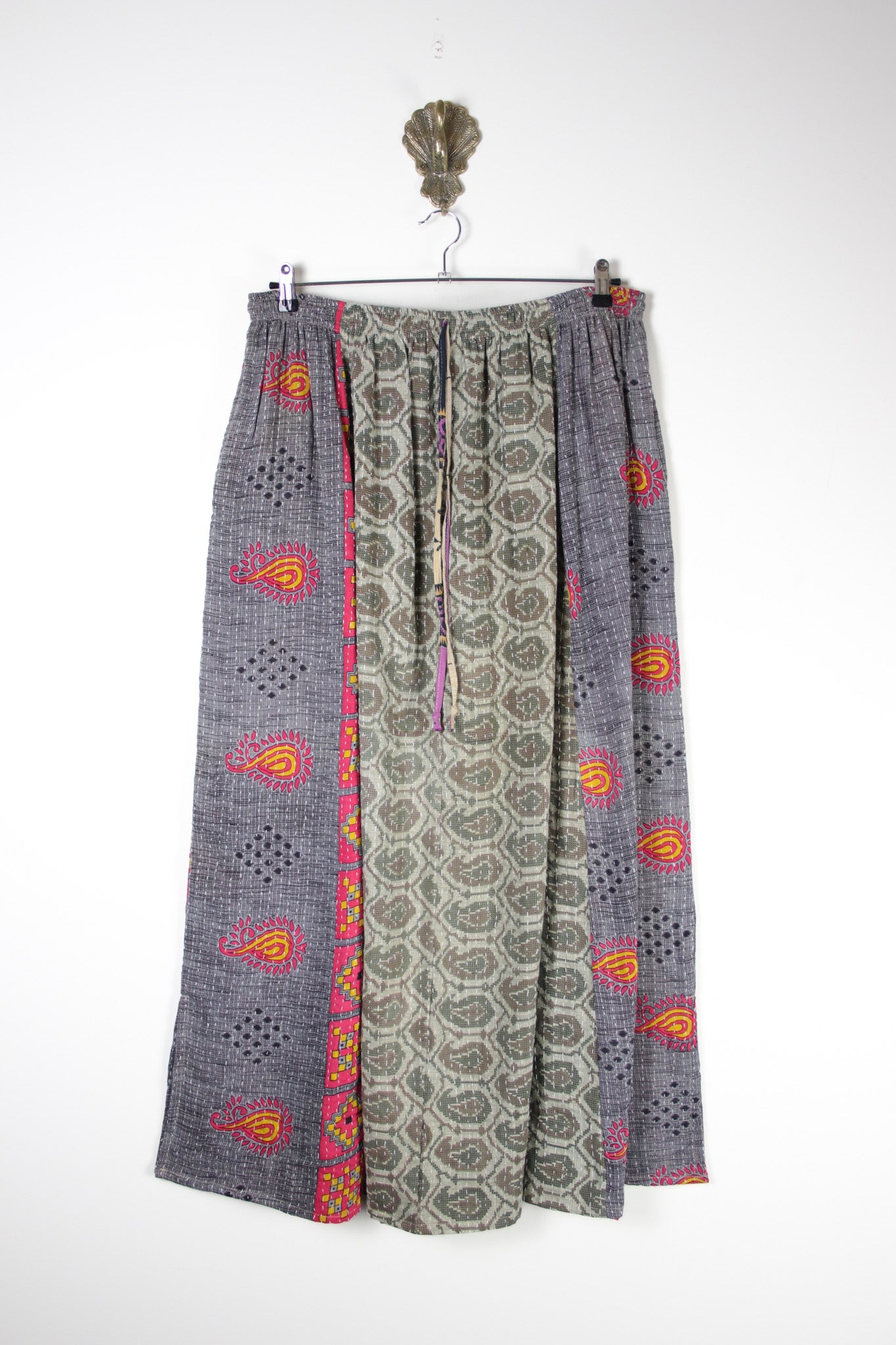 Rasika Kantha Skirt 2XL (19779) RasikaSkirt2XLRenewBohemian197791 Renew Bohemian Pty Ltd
