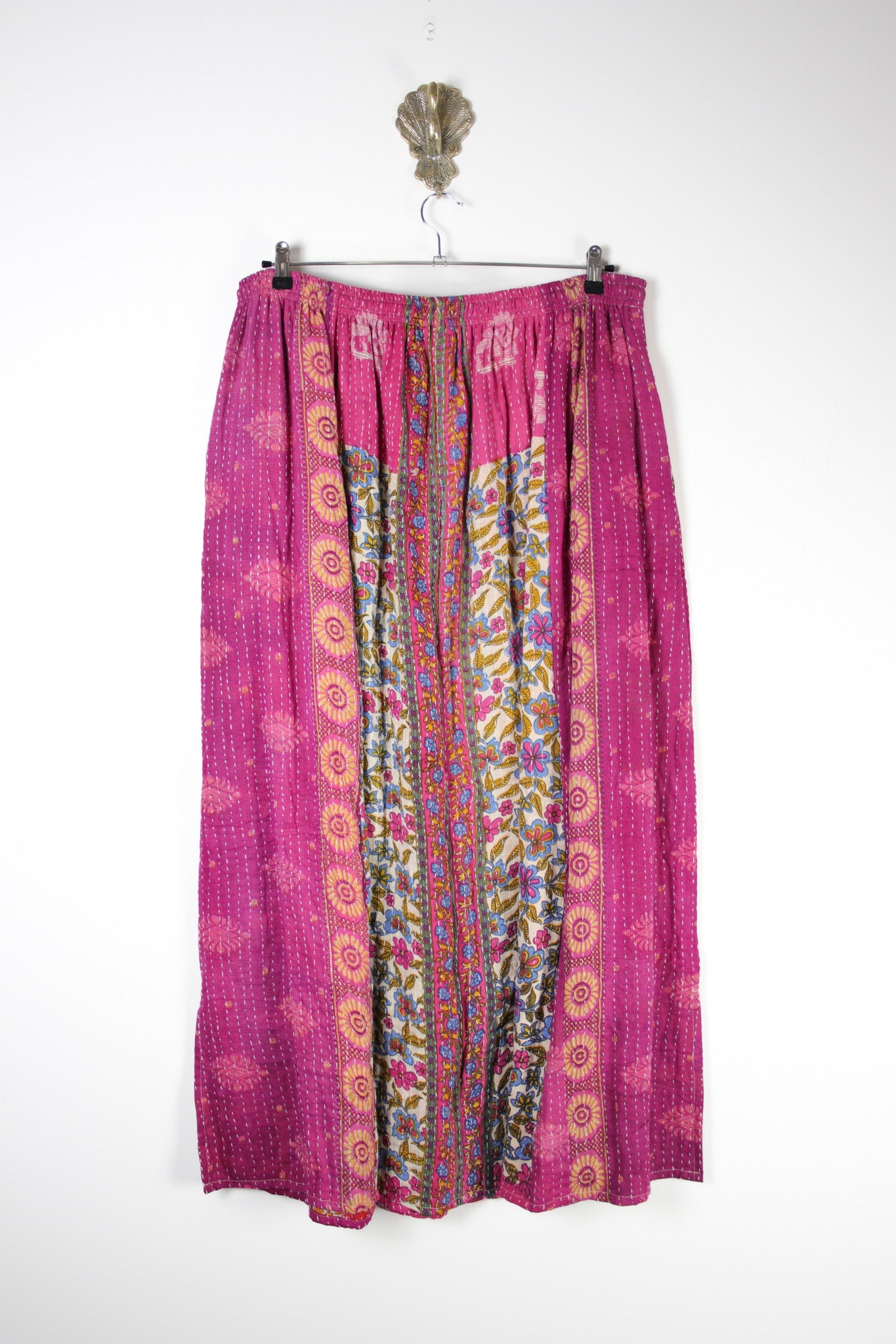 Rasika Kantha Skirt 3XL (19783) RasikaSkirt3XLRenewBohemian197832 Renew Bohemian Pty Ltd