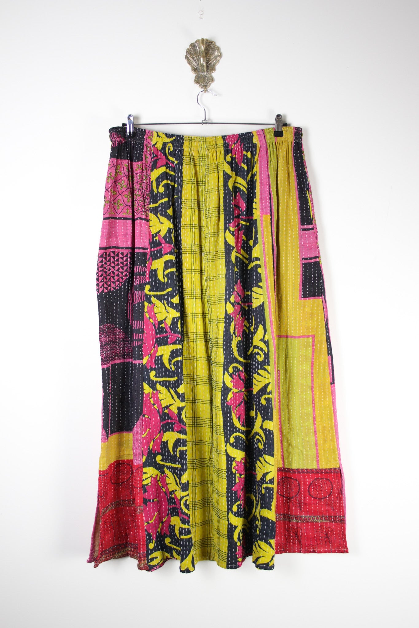 Rasika Kantha Skirt 3XL (19789) RasikaSkirt3XLRenewBohemian197892 Renew Bohemian Pty Ltd