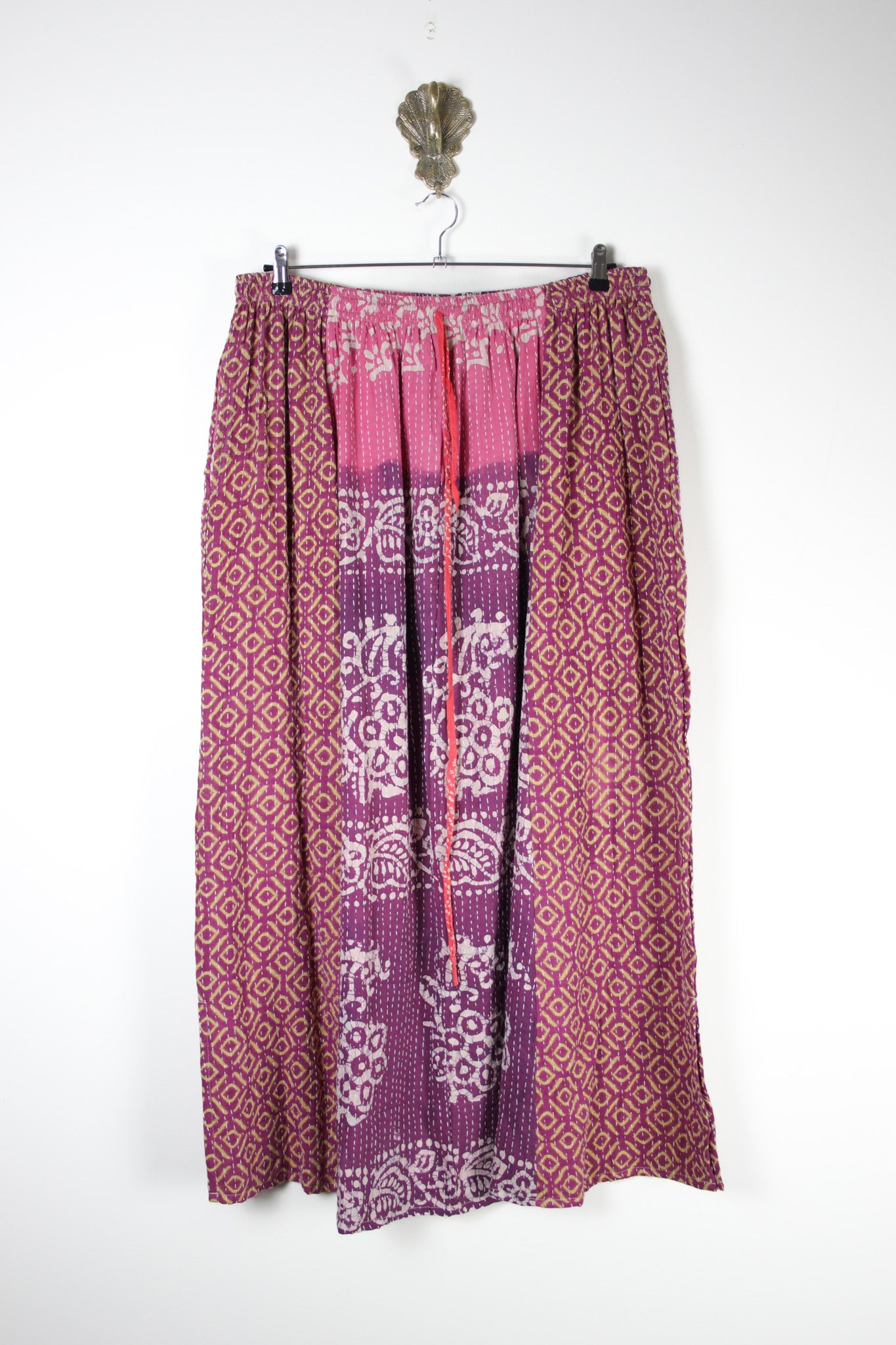 Rasika Kantha Skirt 3XL (19792) RasikaSkirt3XLRenewBohemian197921 Renew Bohemian Pty Ltd