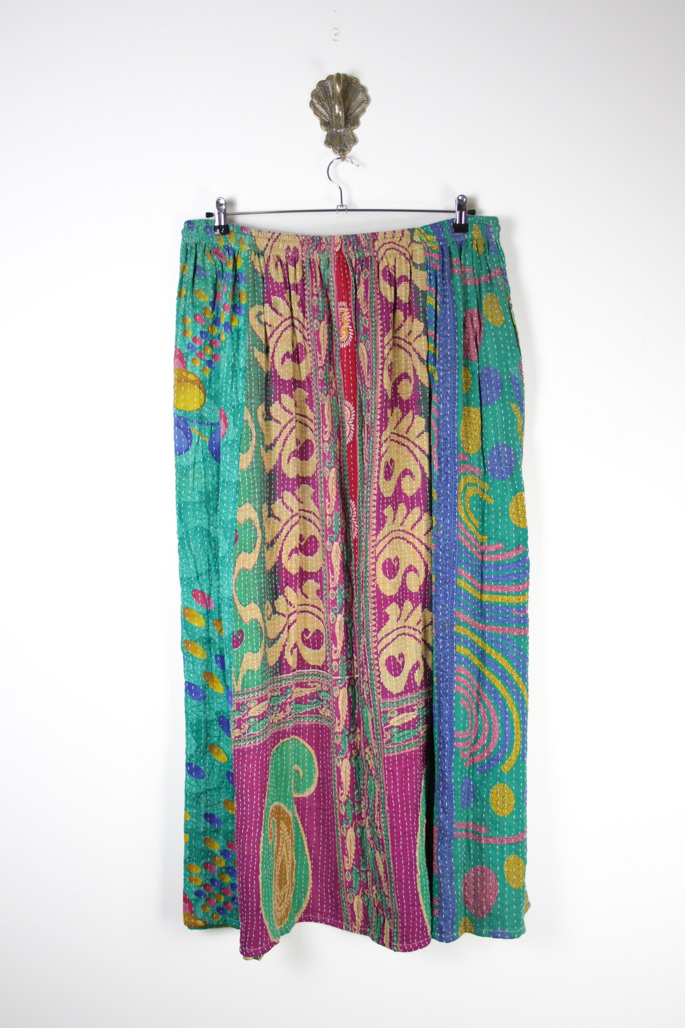 Rasika Kantha Skirt 3XL (19798) RasikaSkirt3XLRenewBohemian197982 Renew Bohemian Pty Ltd
