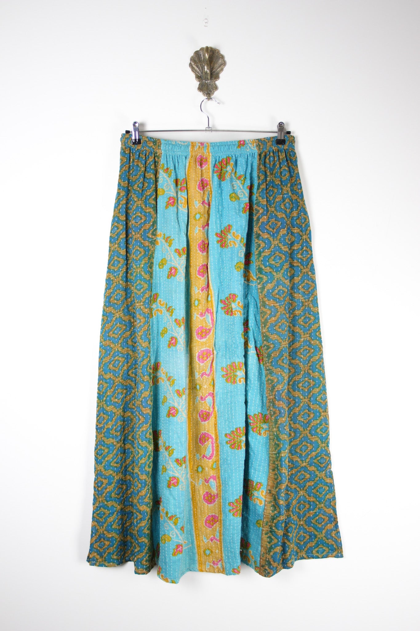 Rasika Kantha Skirt L (19729) RasikaSkirtLRenewBohemian197292 Renew Bohemian Pty Ltd