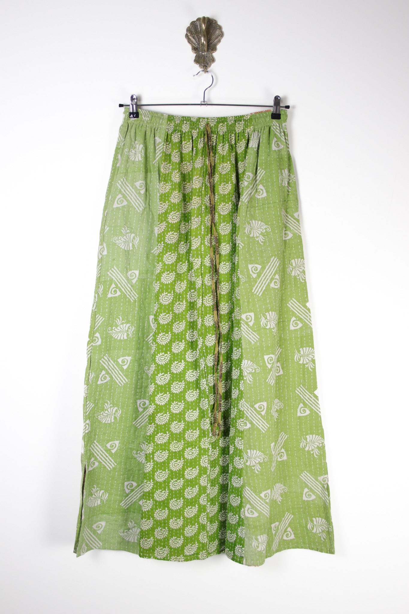 Rasika Kantha Skirt M (18781) RasikaSkirtMRenewBohemian187811 Renew Bohemian Pty Ltd