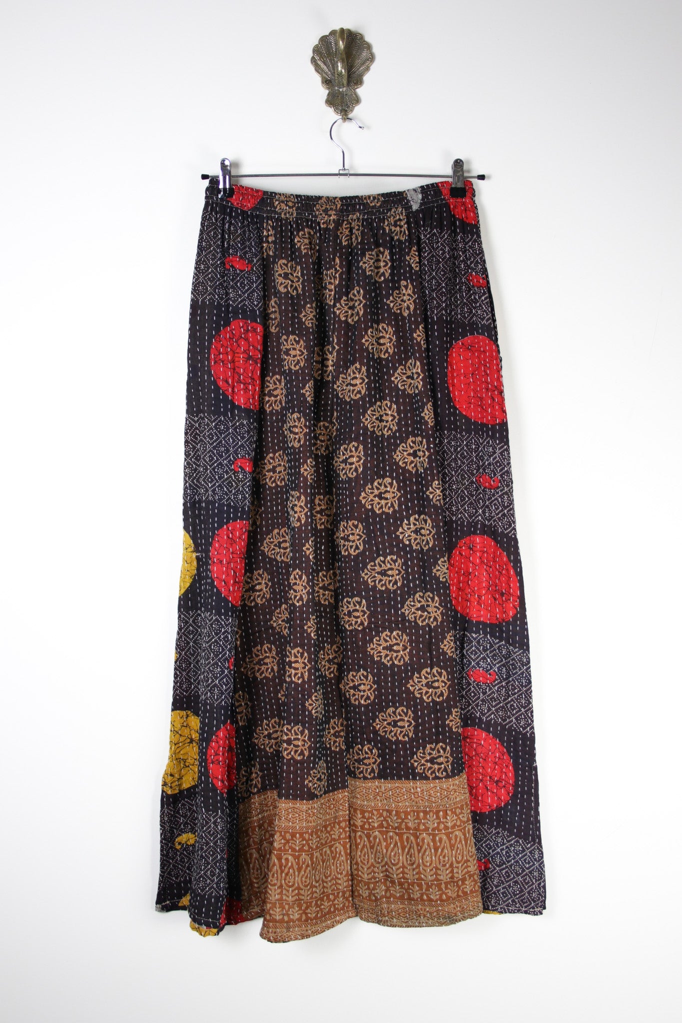 Rasika Kantha Skirt M (18789) RasikaSkirtMRenewBohemian187892 Renew Bohemian Pty Ltd