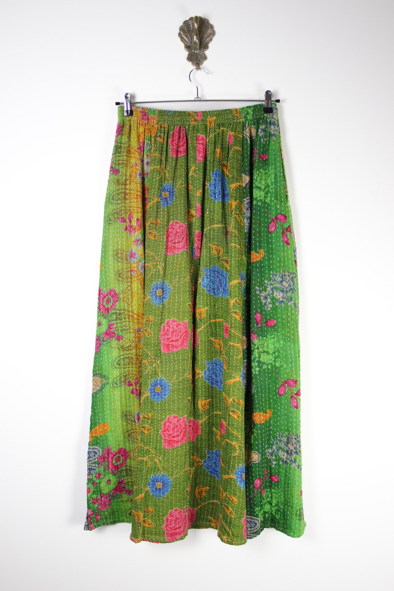 Rasika Kantha Skirt M (19715) RasikaSkirtMRenewBohemian197152 Renew Bohemian Pty Ltd