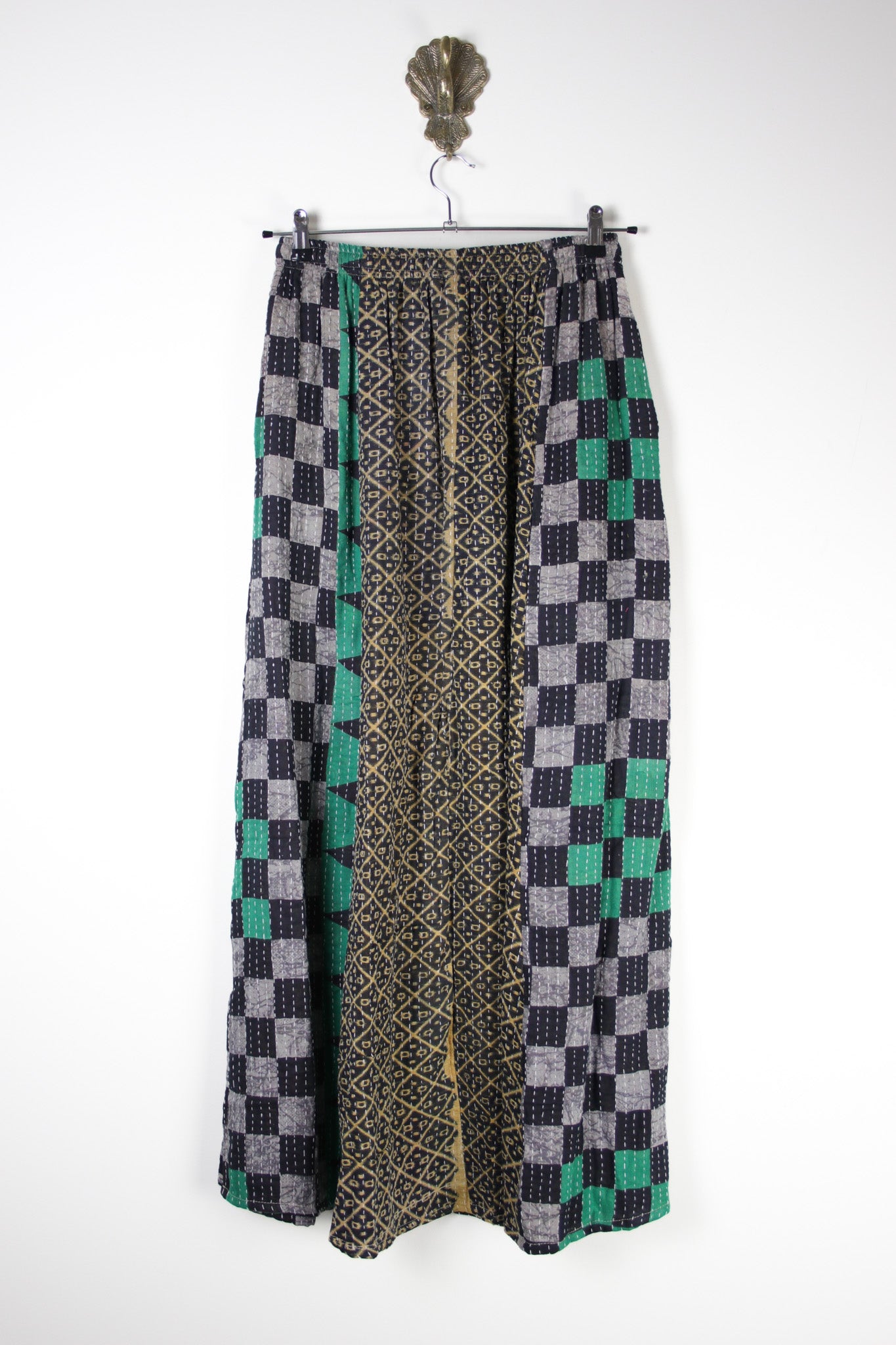 Rasika Kantha Skirt S (18766) RasikaSkirtSRenewBohemian187662 Renew Bohemian Pty Ltd