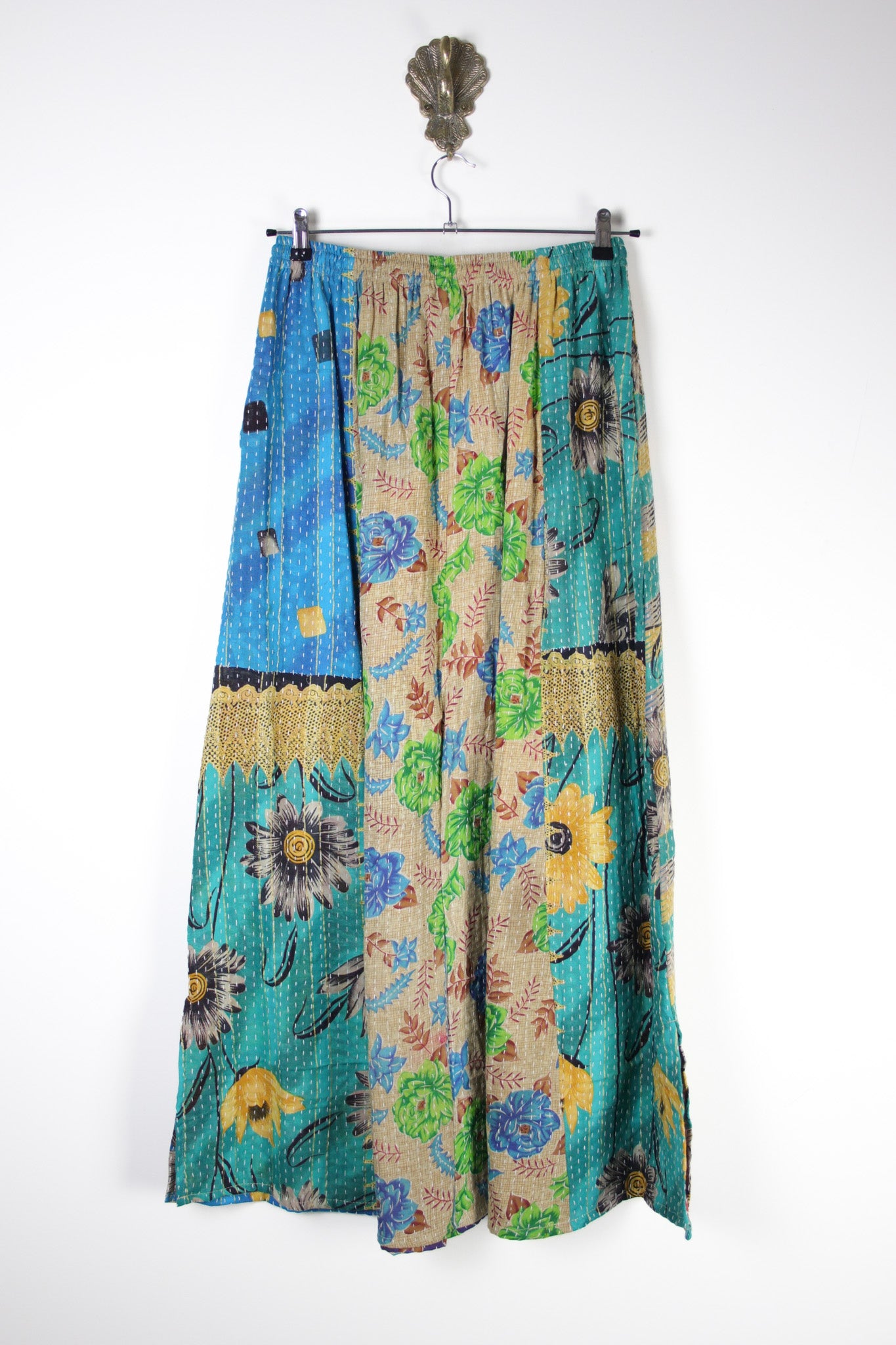 Rasika Kantha Skirt S (18767) RasikaSkirtSRenewBohemian187672 Renew Bohemian Pty Ltd