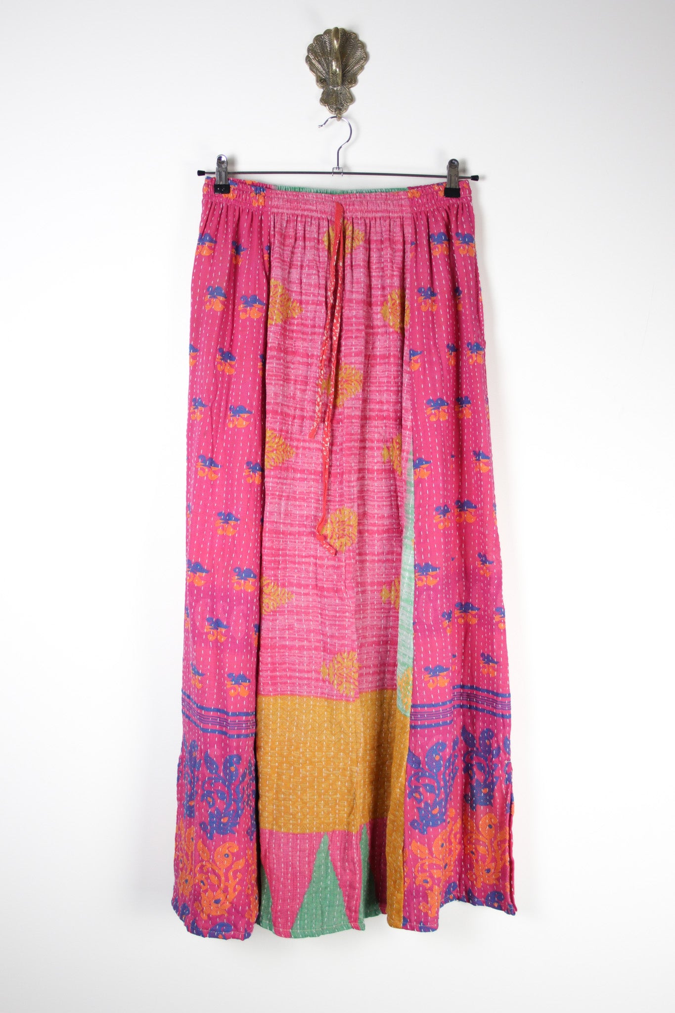 Rasika Kantha Skirt S (18769) RasikaSkirtSRenewBohemian187691 Renew Bohemian Pty Ltd