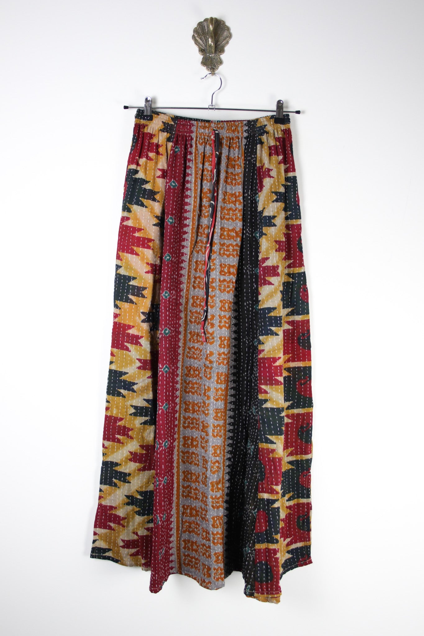 Rasika Kantha Skirt S (18770) RasikaSkirtSRenewBohemian187701 Renew Bohemian Pty Ltd
