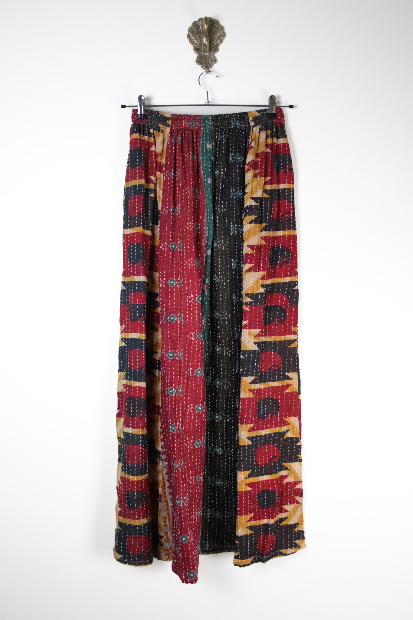 Rasika Kantha Skirt S (18770) RasikaSkirtSRenewBohemian187702 Renew Bohemian Pty Ltd