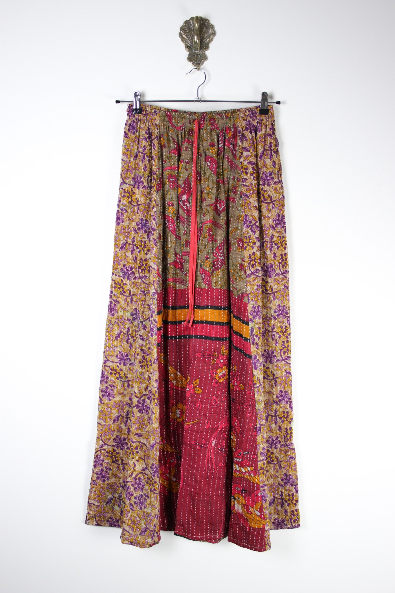 Rasika Kantha Skirt S (18771) RasikaSkirtSRenewBohemian187711 Renew Bohemian Pty Ltd